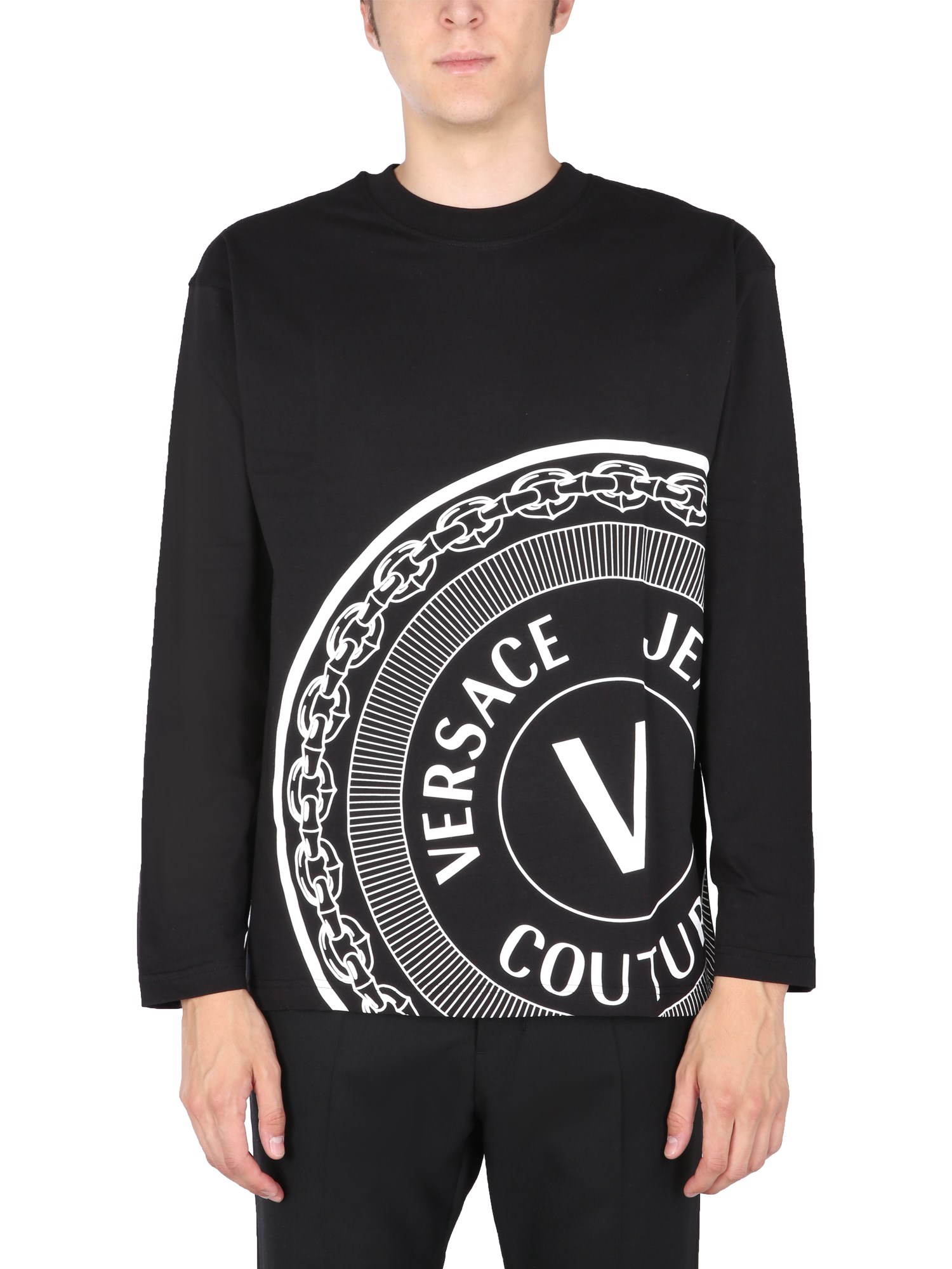 Versace Jeans Couture versace jeans couture centered v emblem t-shirt