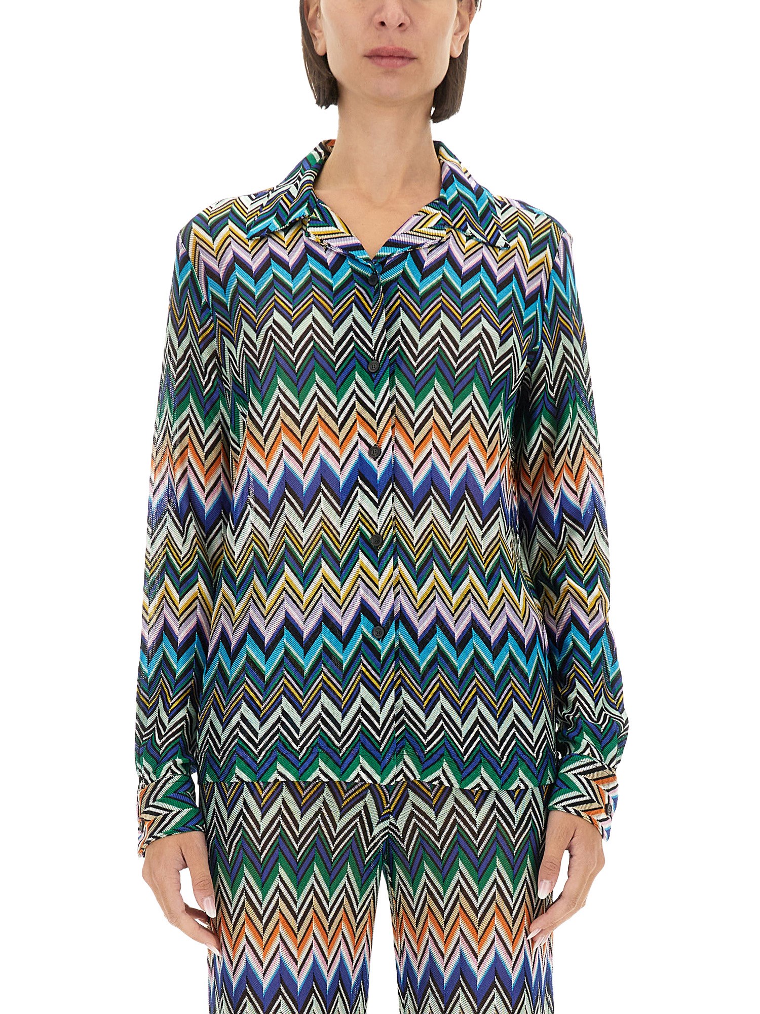 Missoni missoni bowling cut shirt