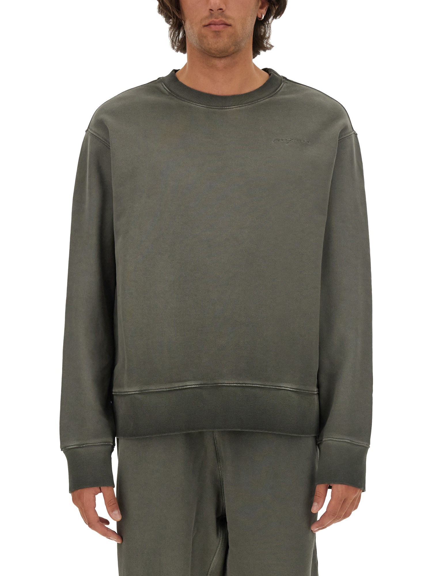 Msgm msgm washed out jersey sweatshirt