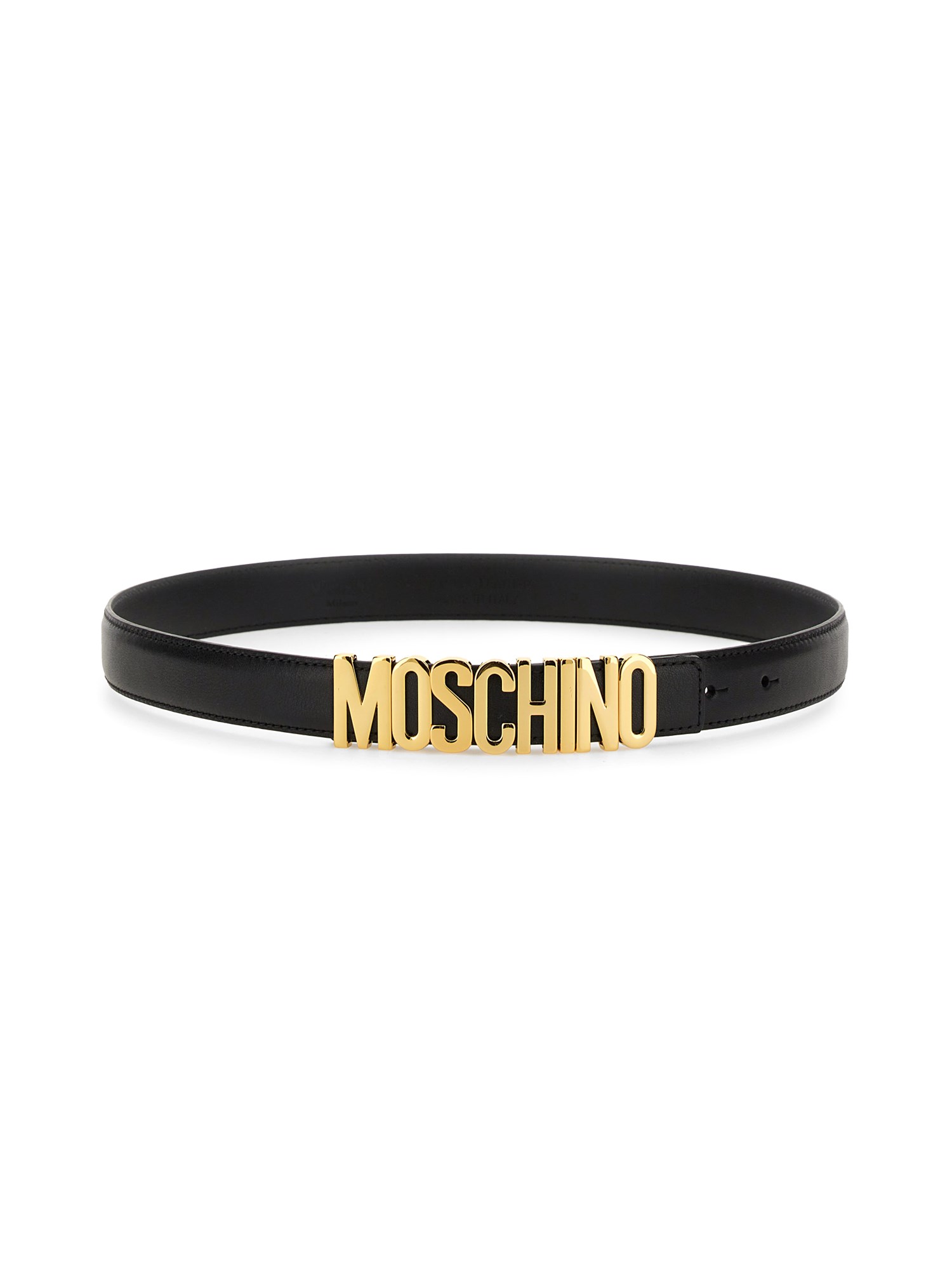 Moschino moschino leather belt