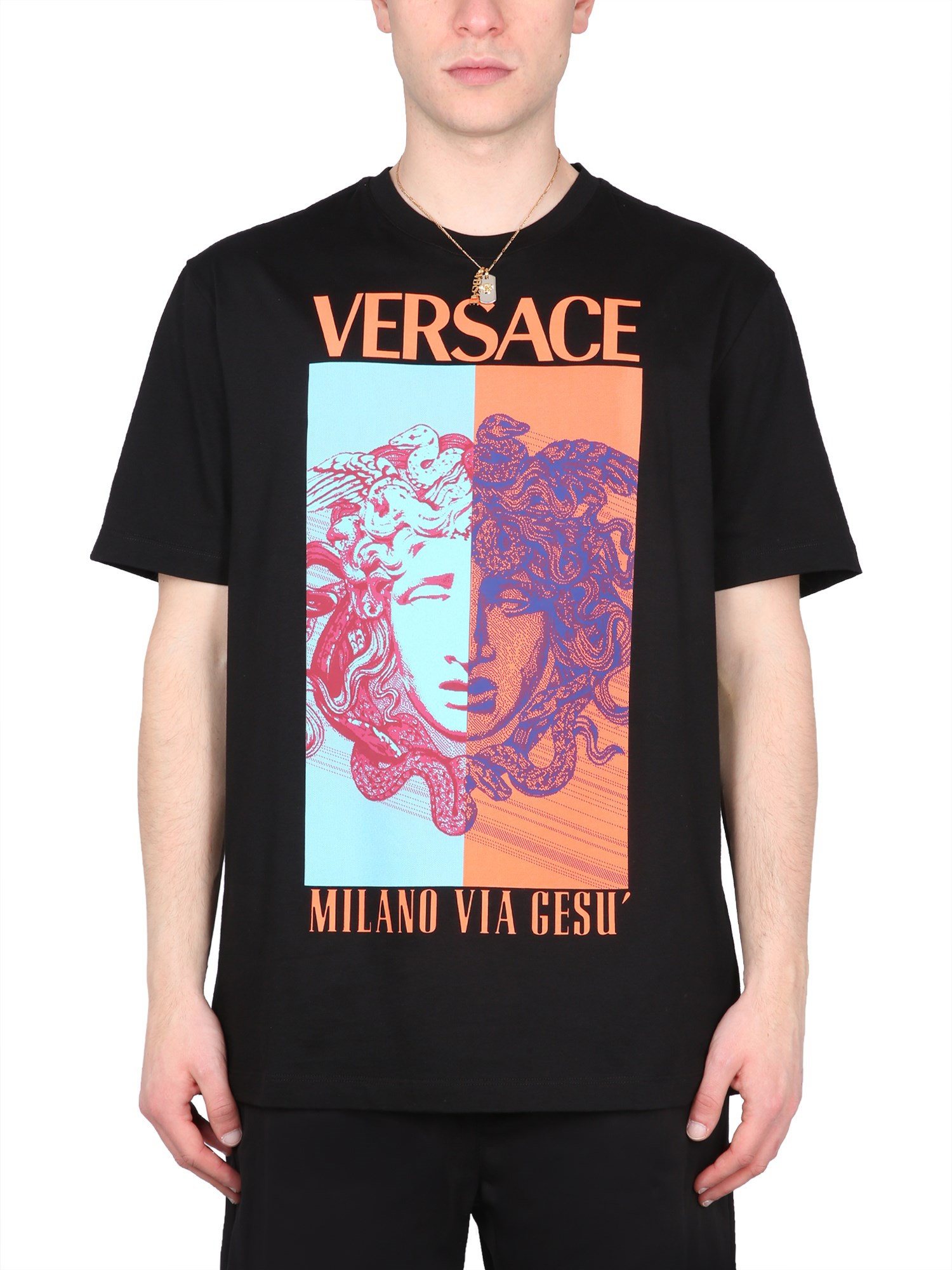 Versace versace medusa graphic t-shirt