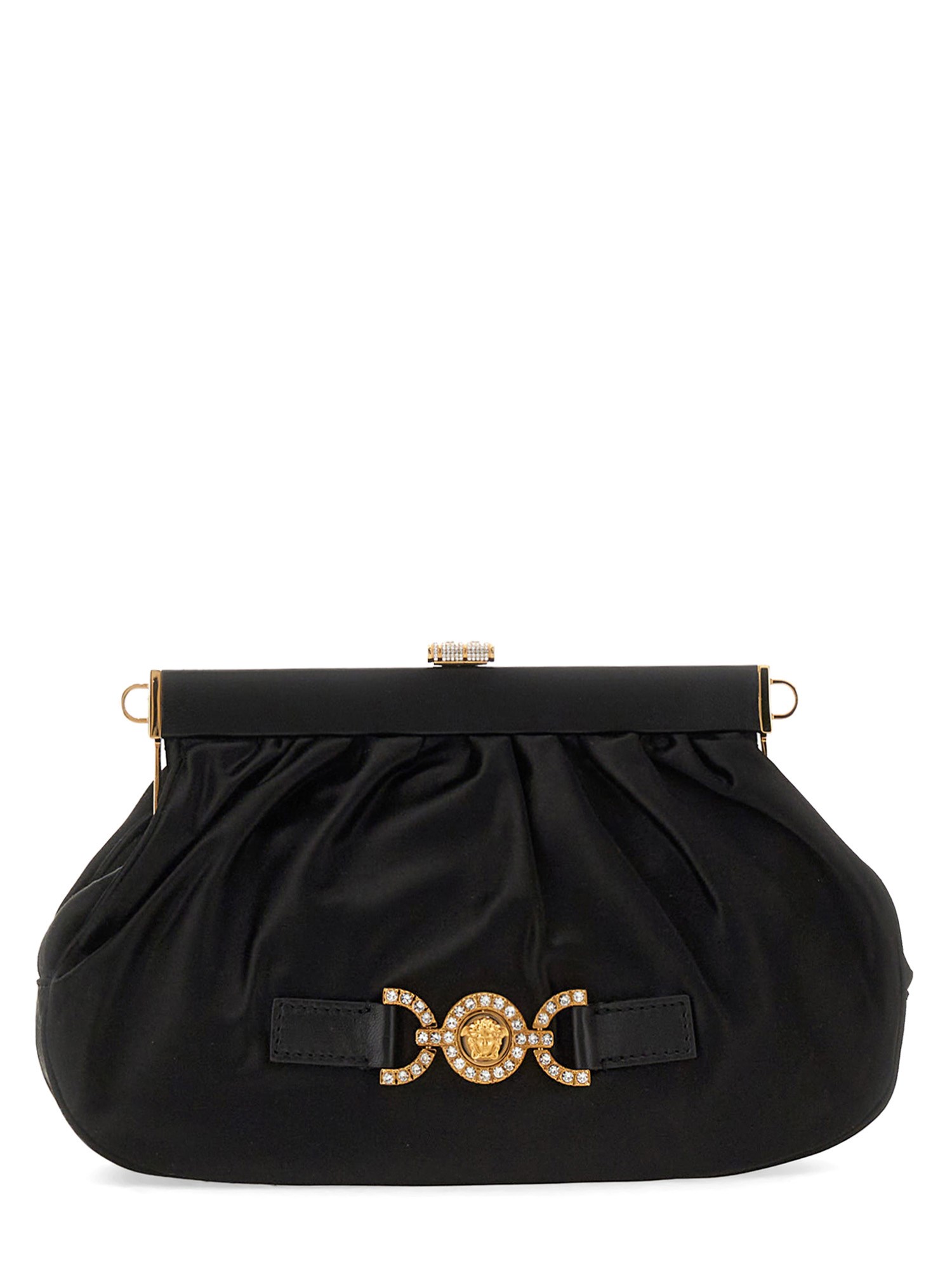 Versace versace clutch with medusa plaque