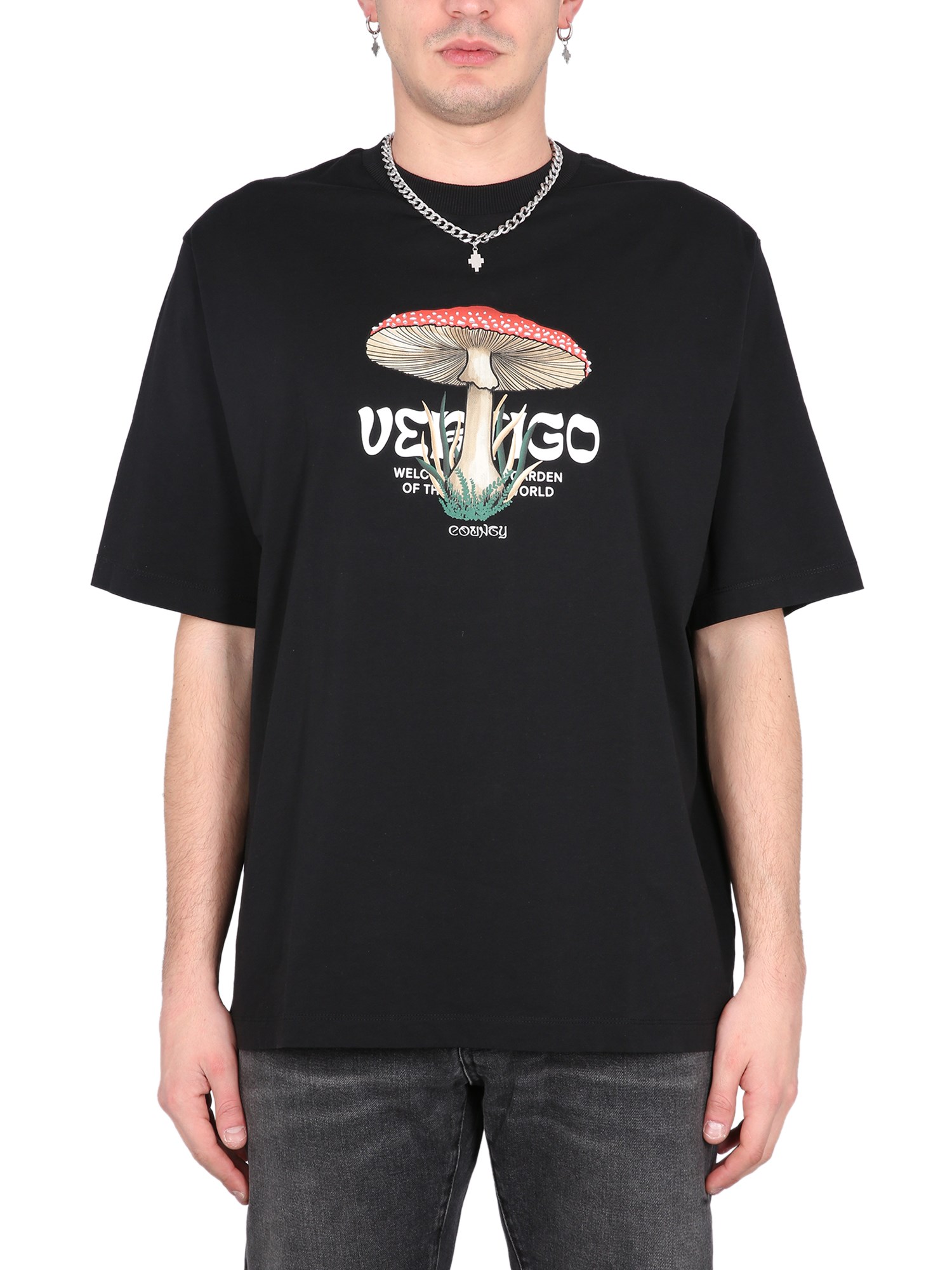 Marcelo Burlon County Of Milan marcelo burlon county of milan mushroom vertigo t-shirt