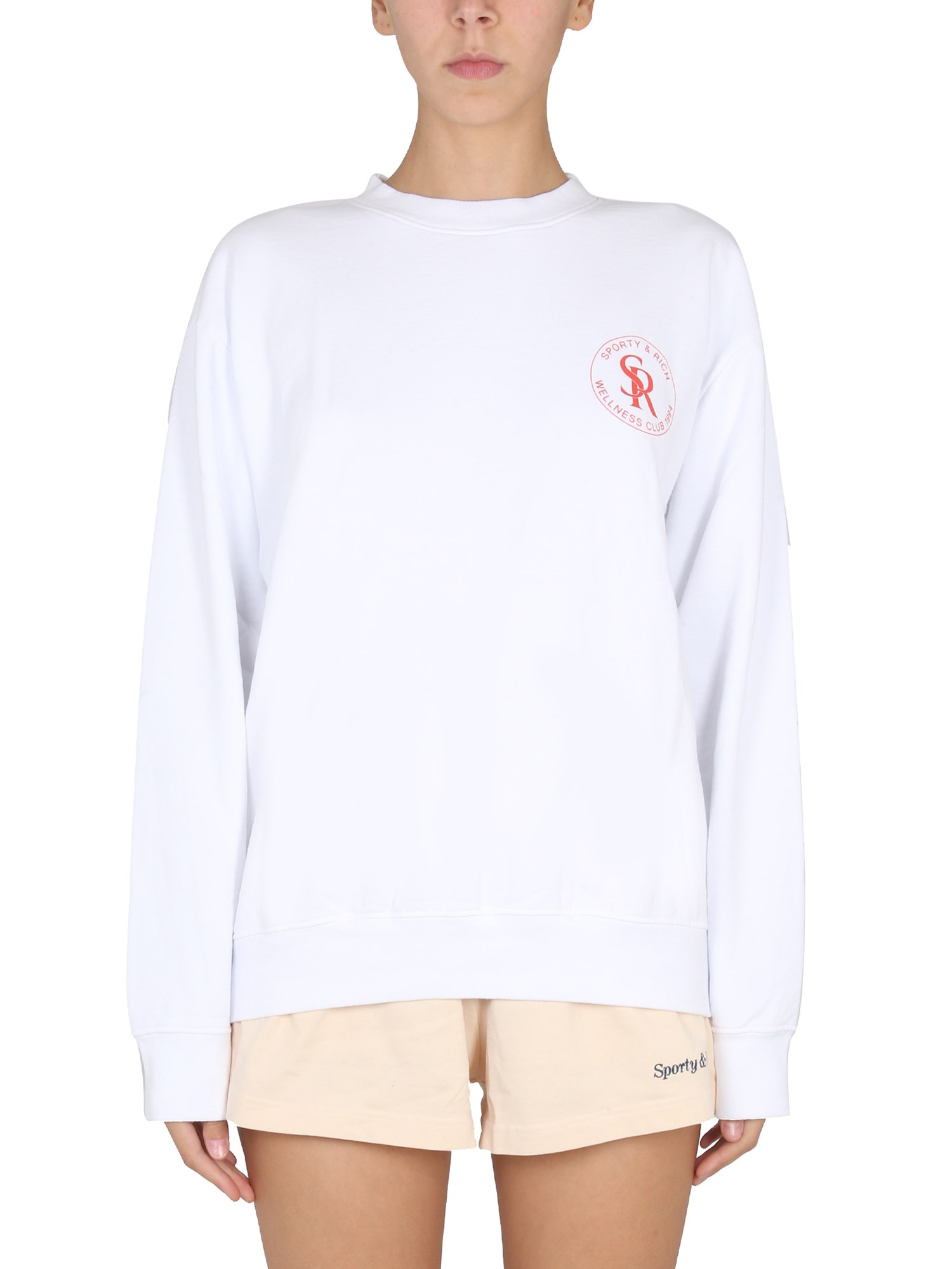 Sporty & Rich sporty & rich sweatshirt with logo