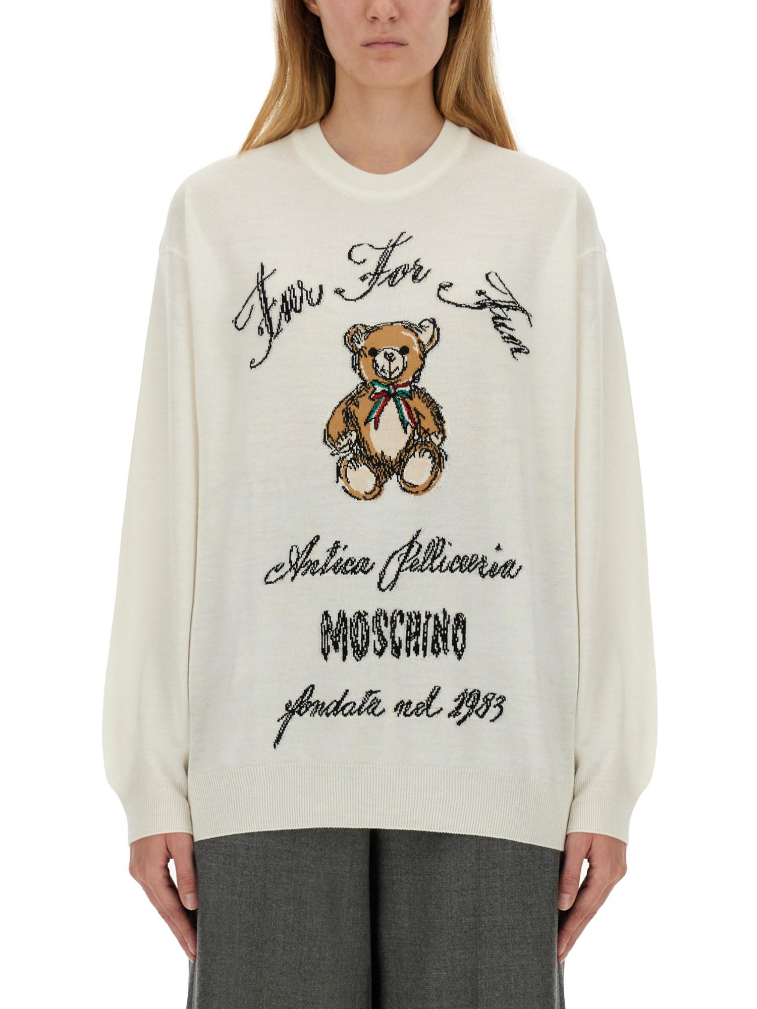 Moschino moschino jersey with logo