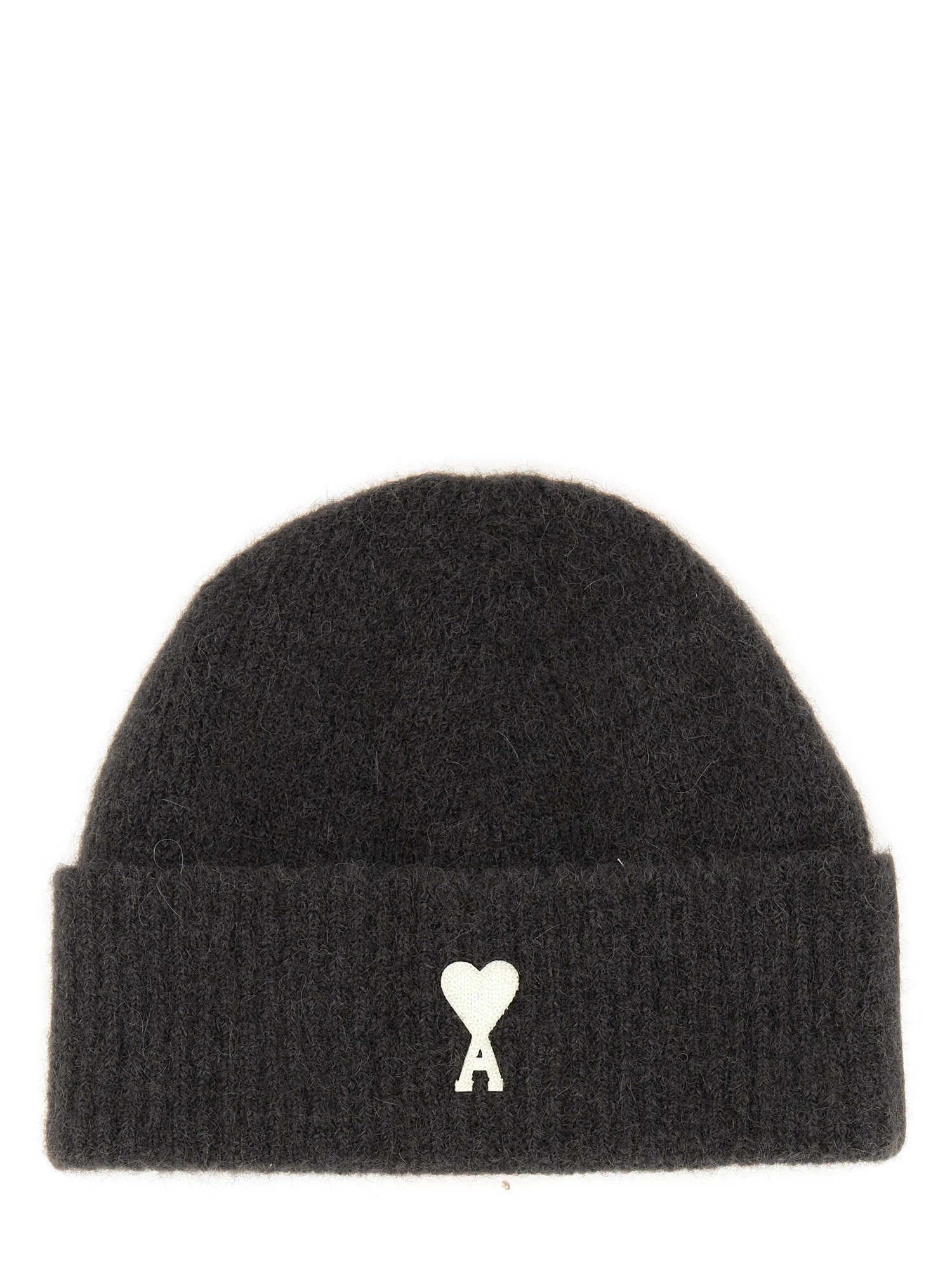 Ami Paris ami paris beanie hat with logo