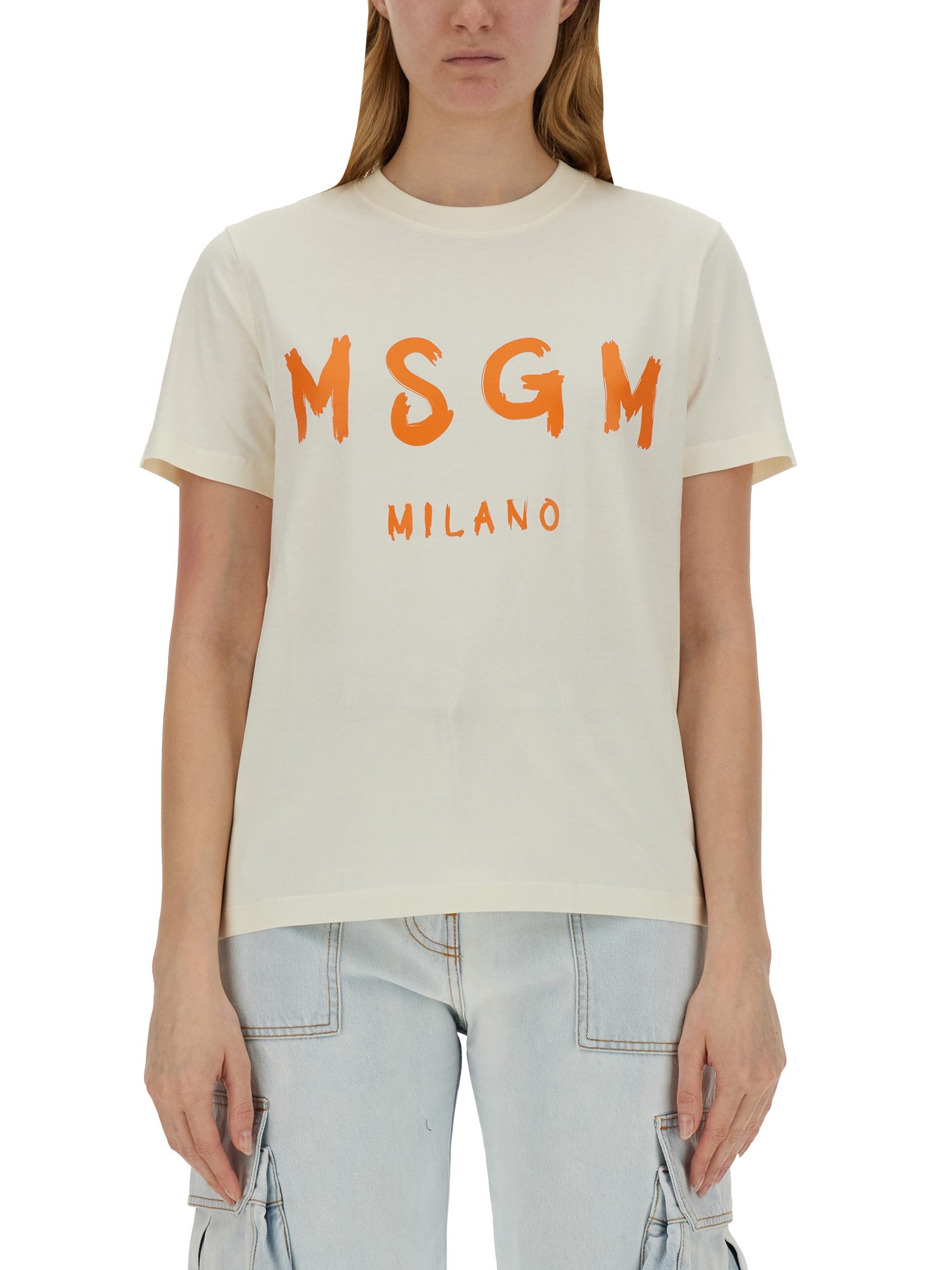 Msgm msgm t-shirt with logo