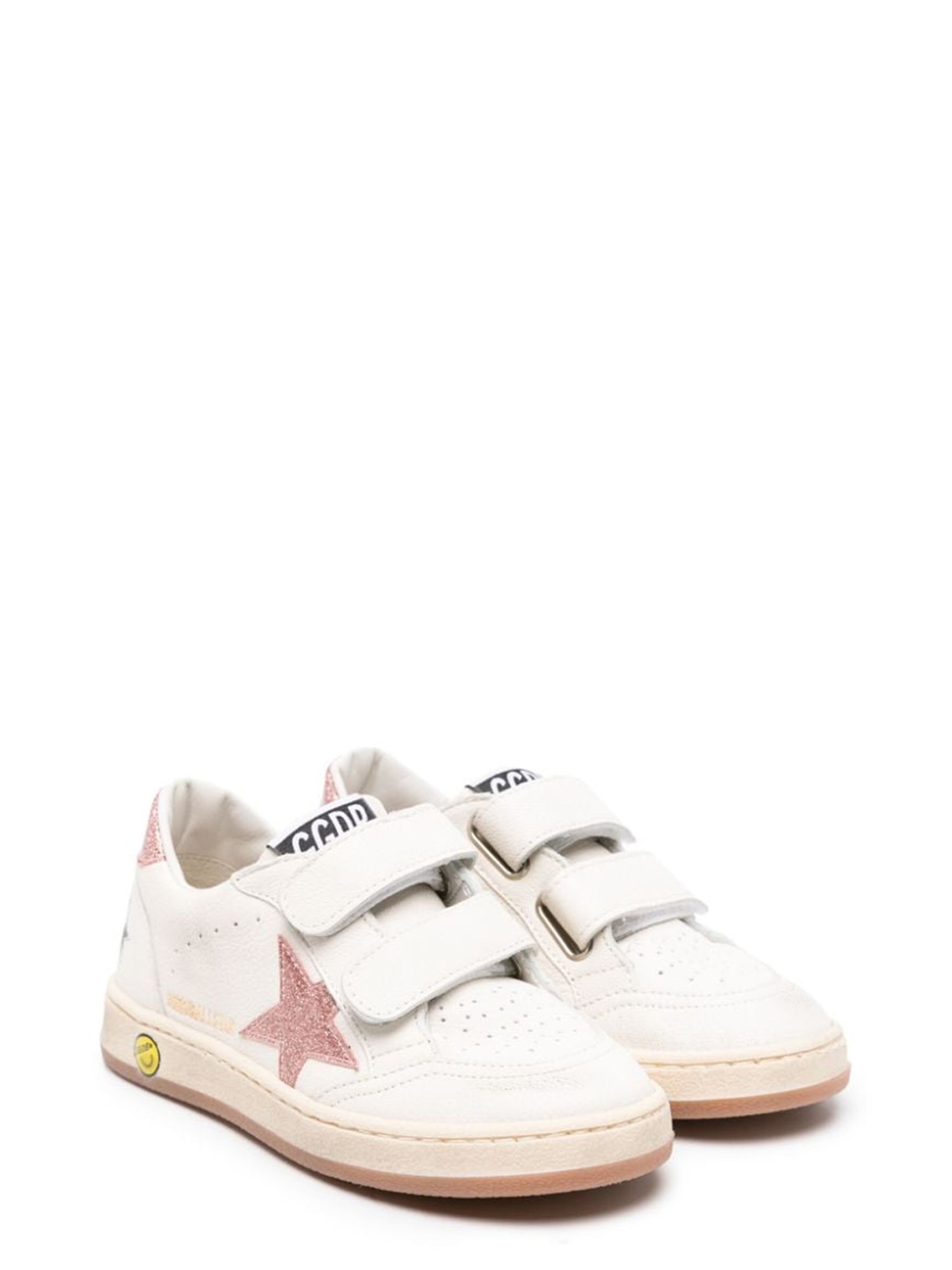 Golden Goose golden goose ballstar strap tassel upper and spur glitter star and heel