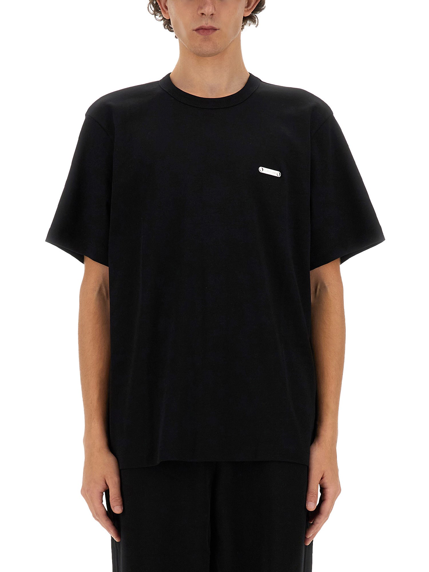 Helmut Lang helmut lang metal logo t-shirt