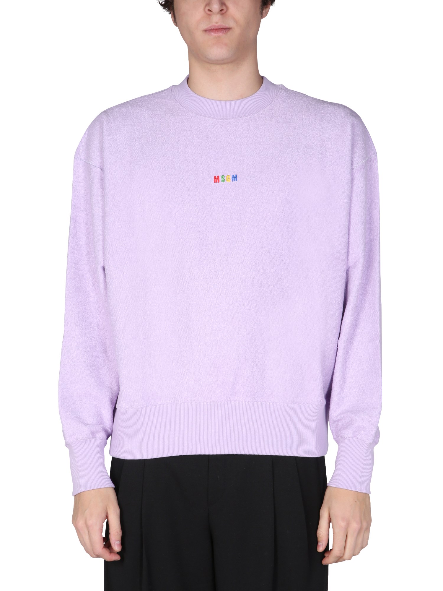 Msgm msgm micro logo sweatshirt