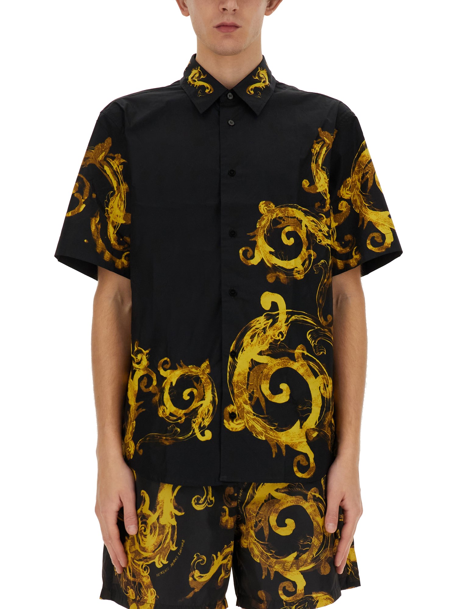 Versace Jeans Couture versace jeans couture baroque print shirt