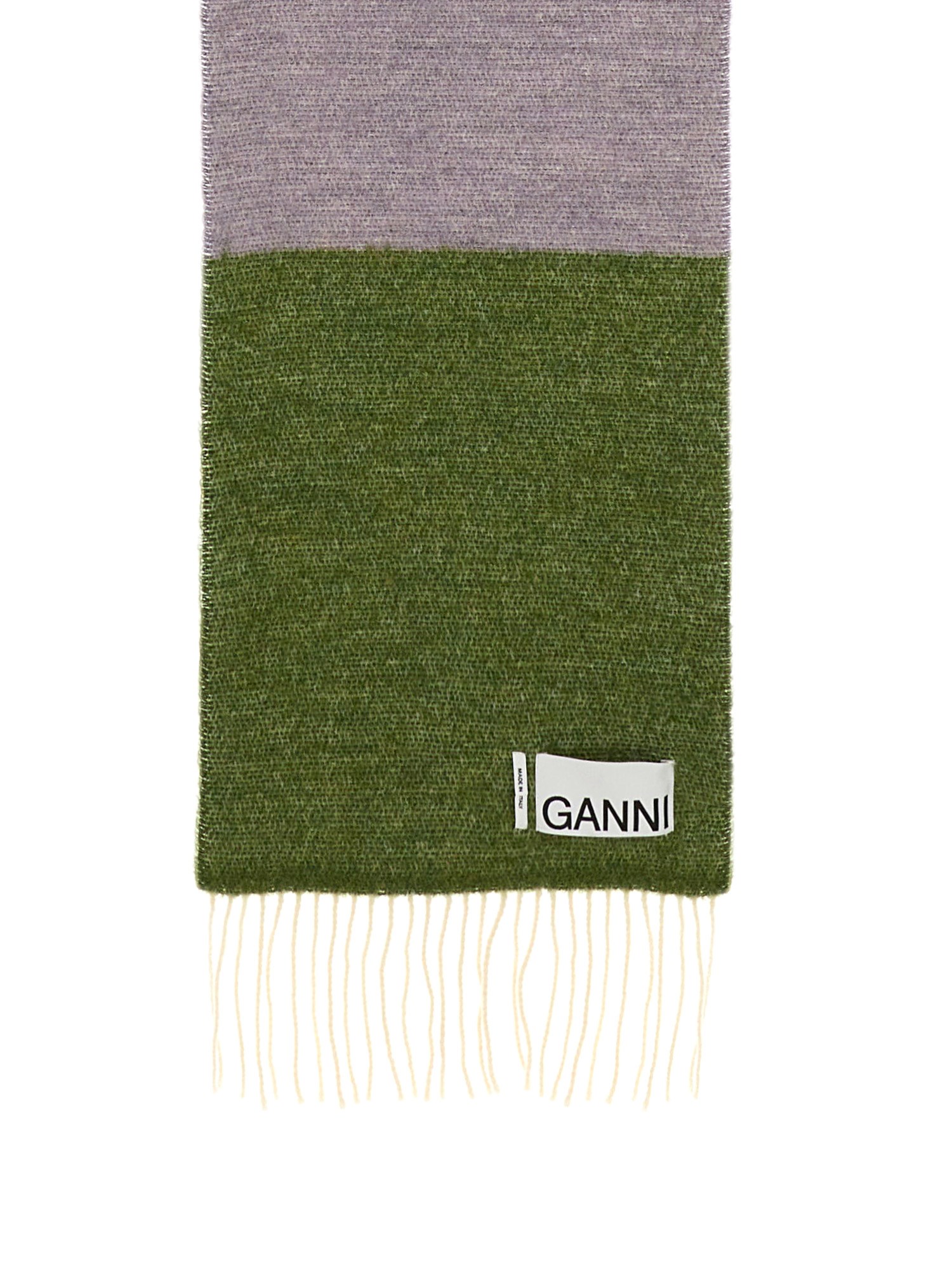 Ganni ganni scarf with logo