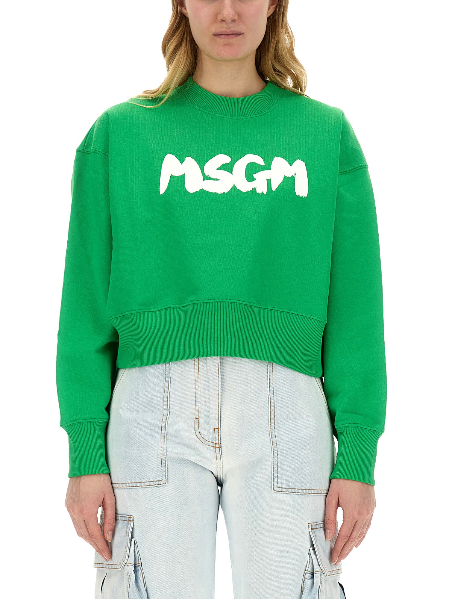 Msgm msgm sweatshirt with logo