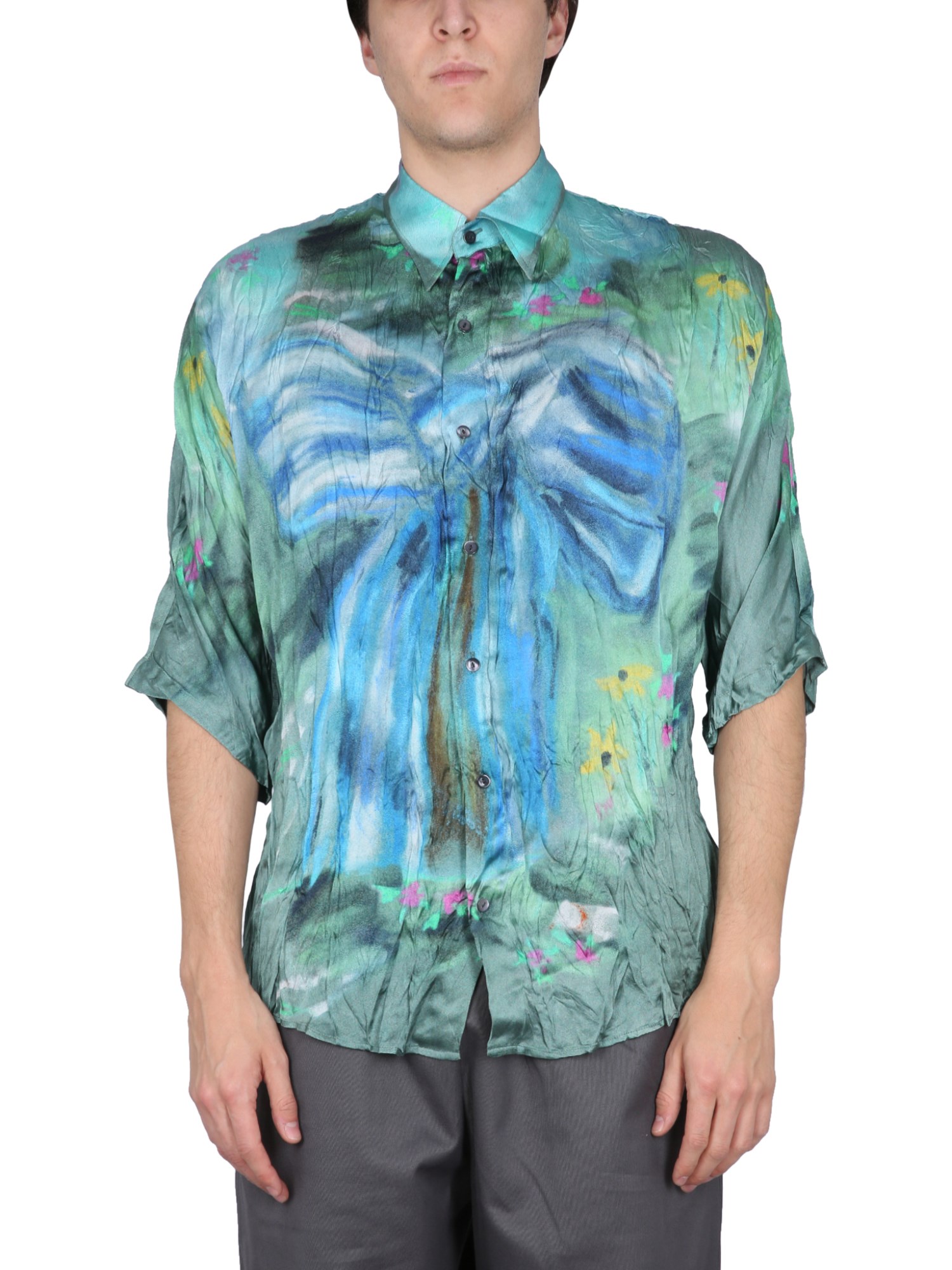 Acne Studios acne studios printed shirt