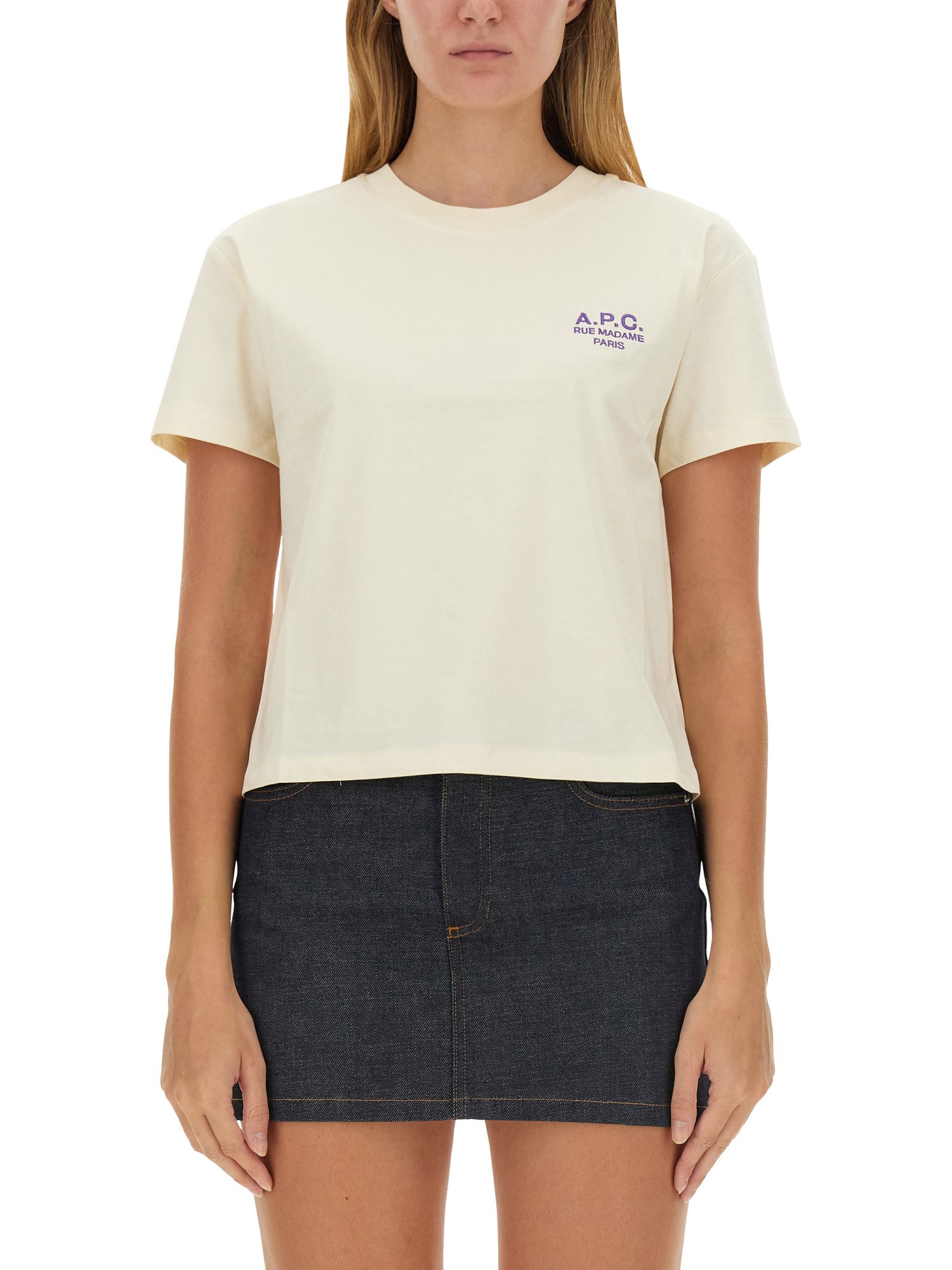 A.P.C. a. p.c. t-shirt with logo