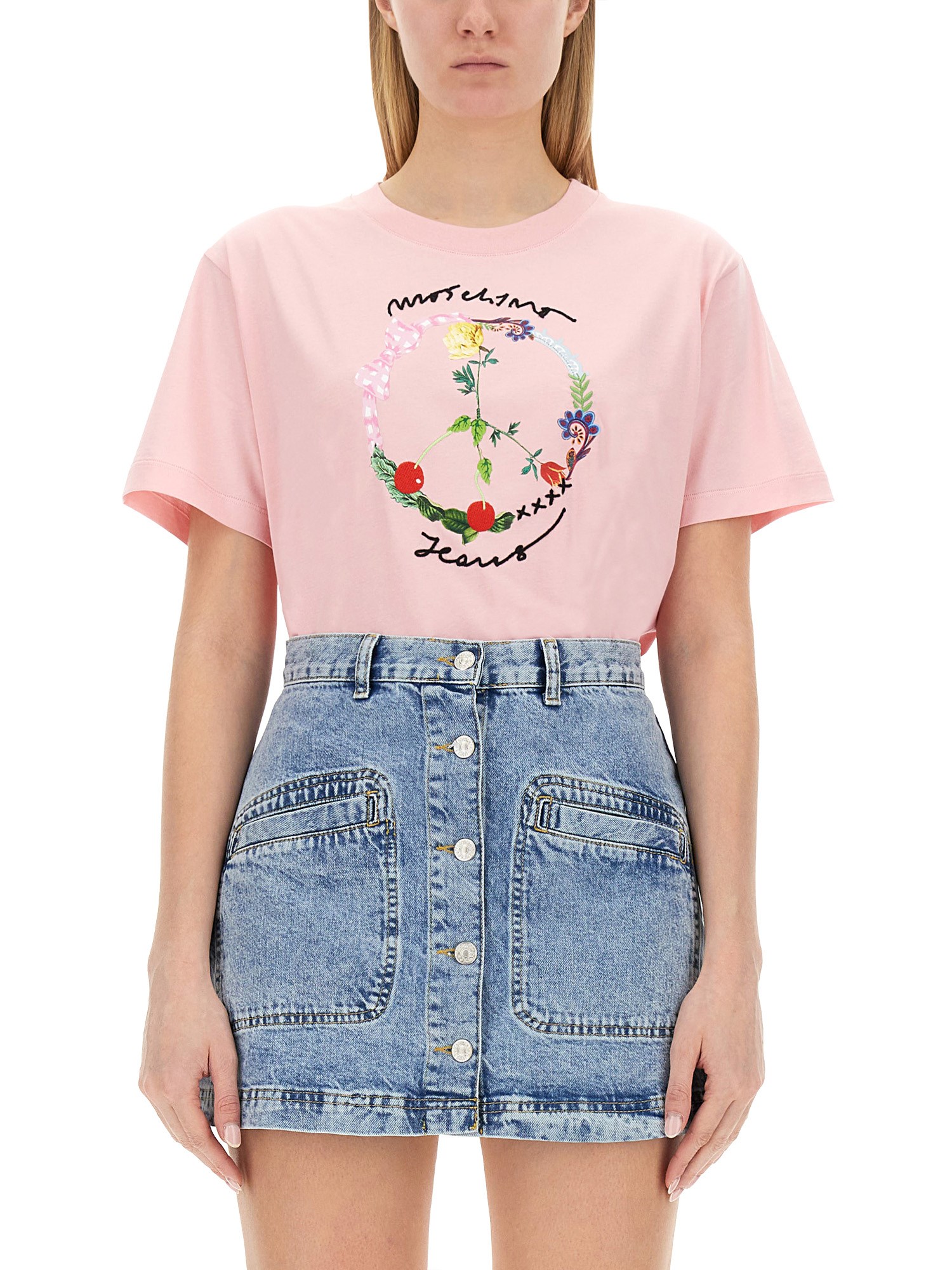 Moschino Jeans moschino jeans t-shirt with logo