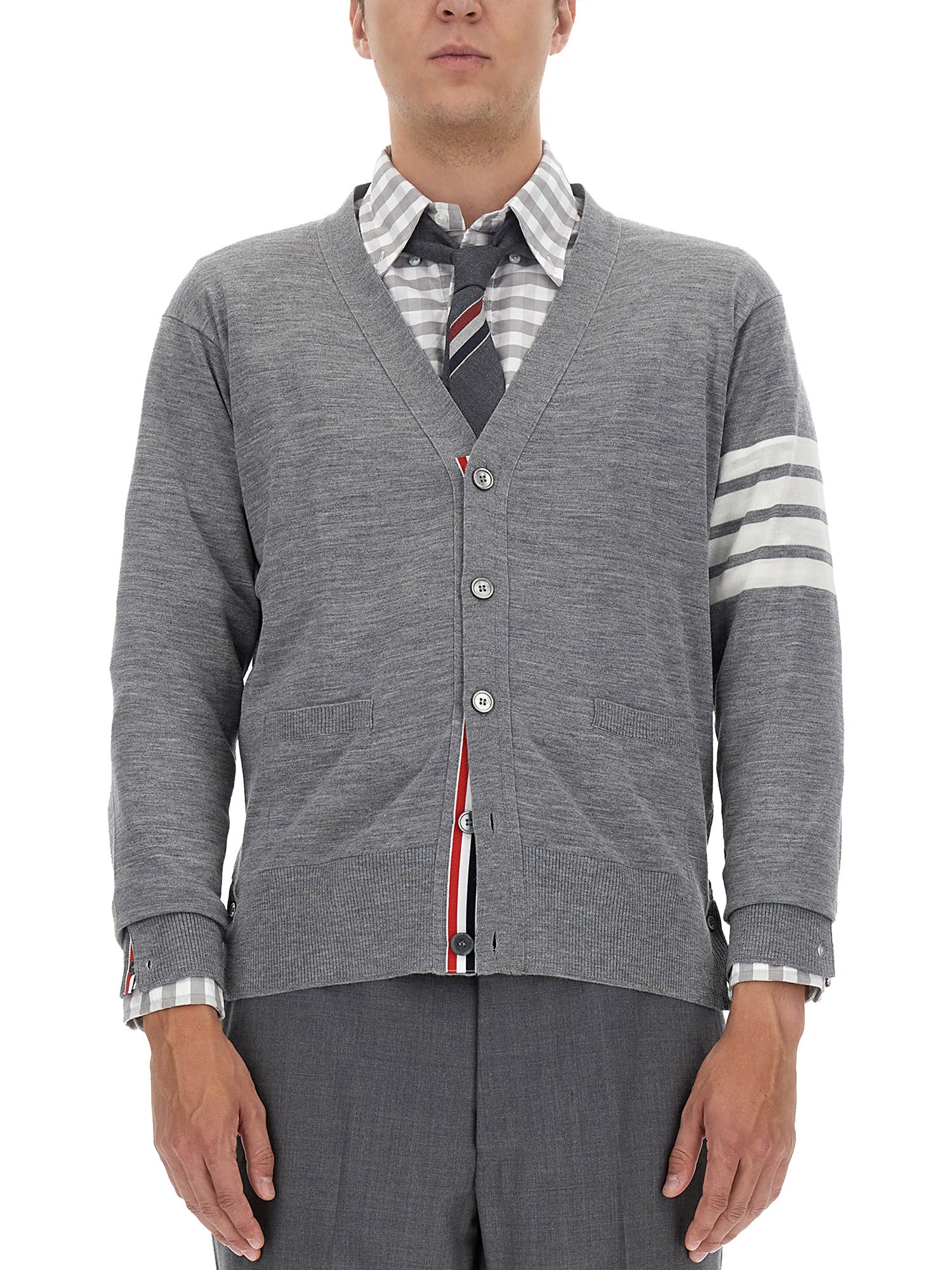 Thom Browne thom browne 4bar stripe cardigan