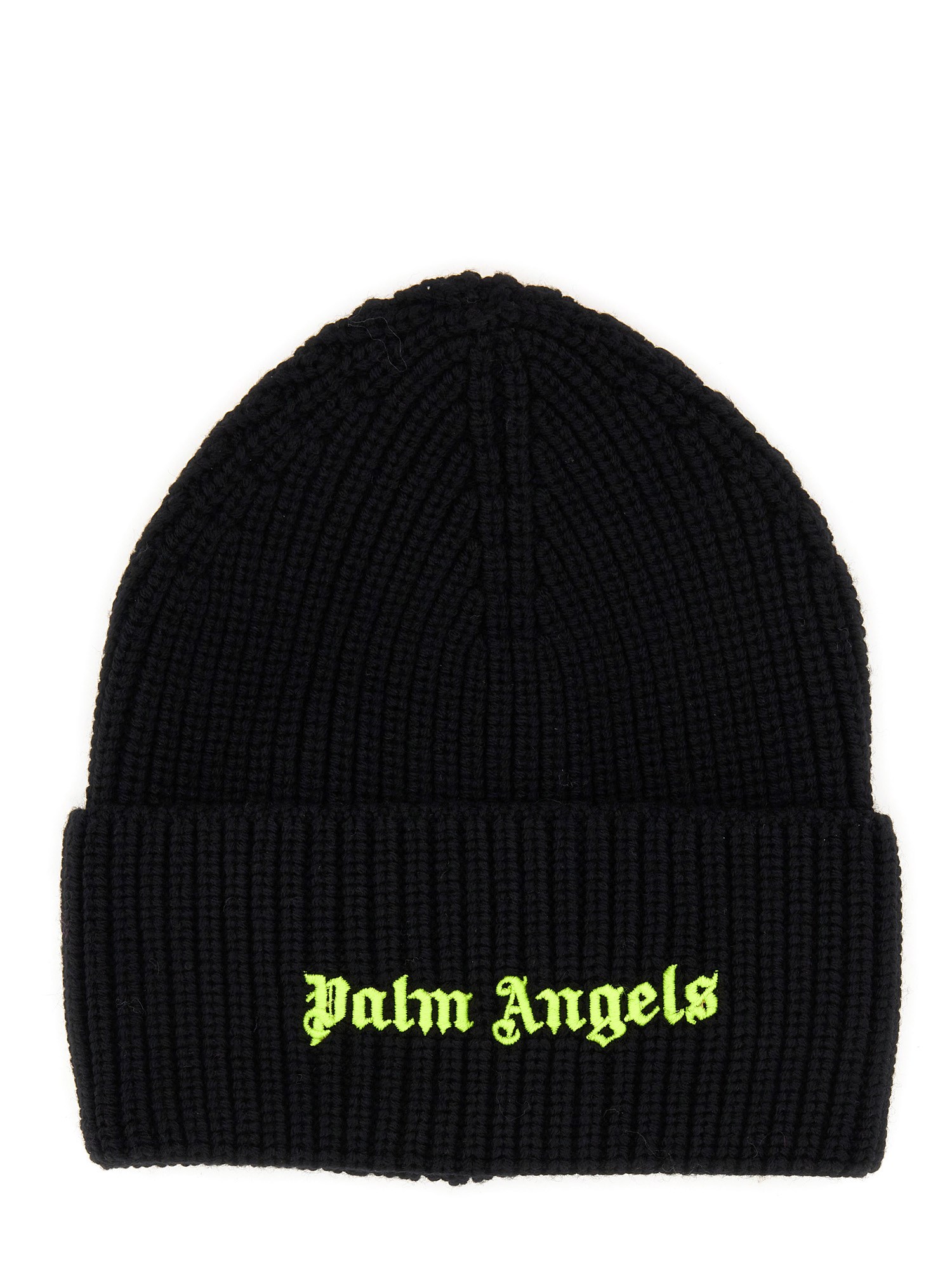 PALM ANGELS palm angels beanie hat with logo