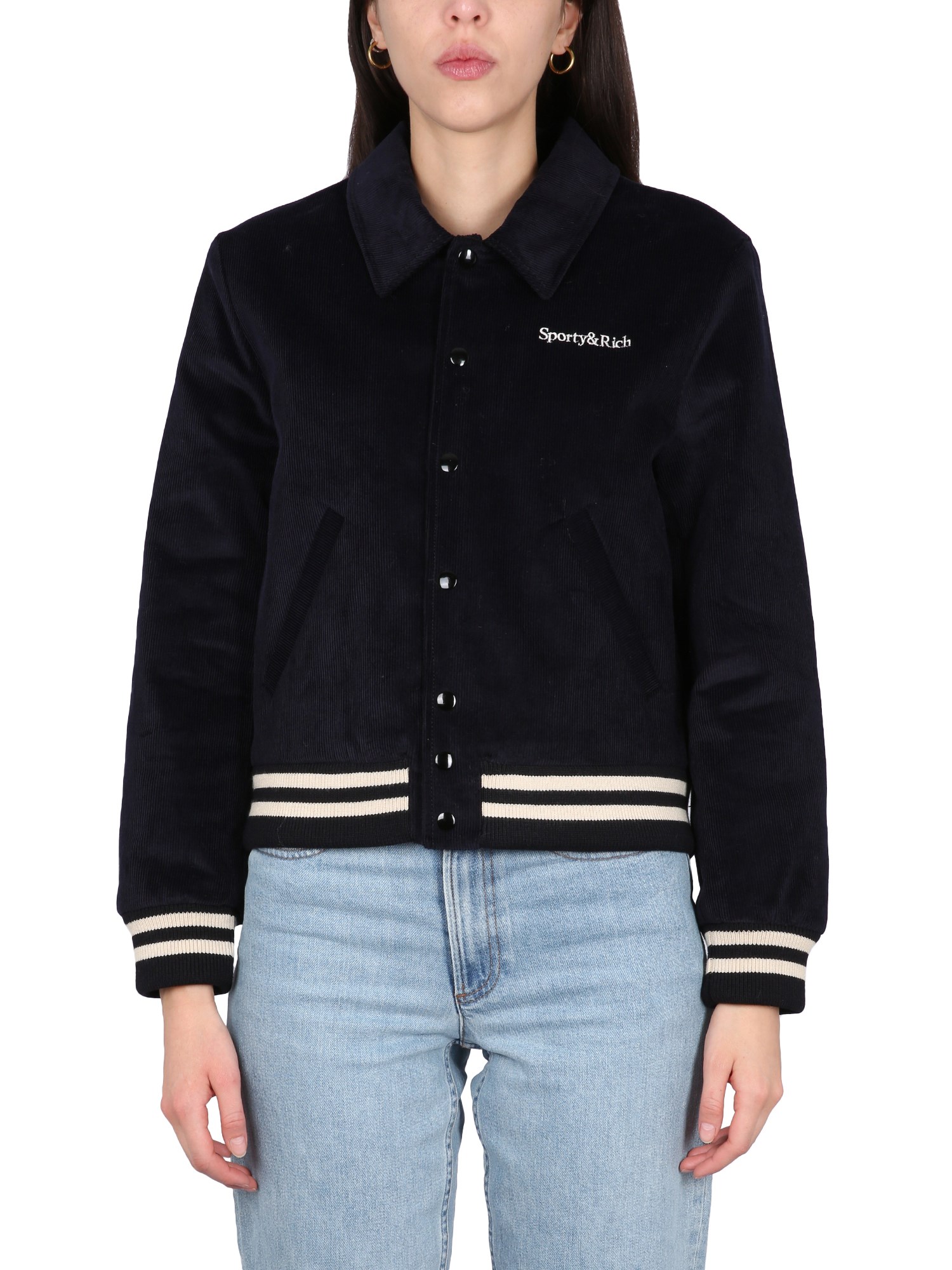 Sporty & Rich sporty & rich varsity jacket