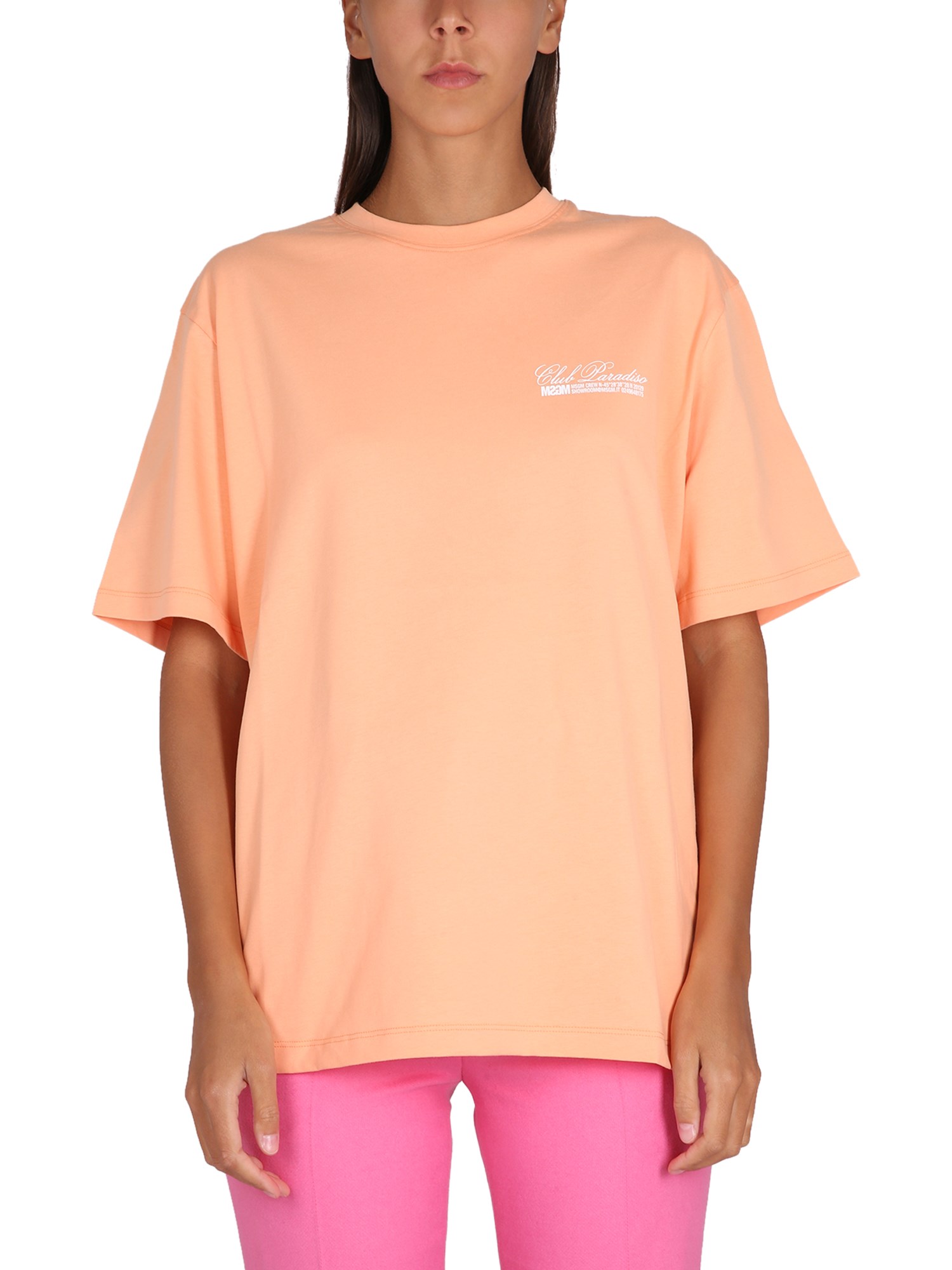 Msgm msgm t-shirt with logo