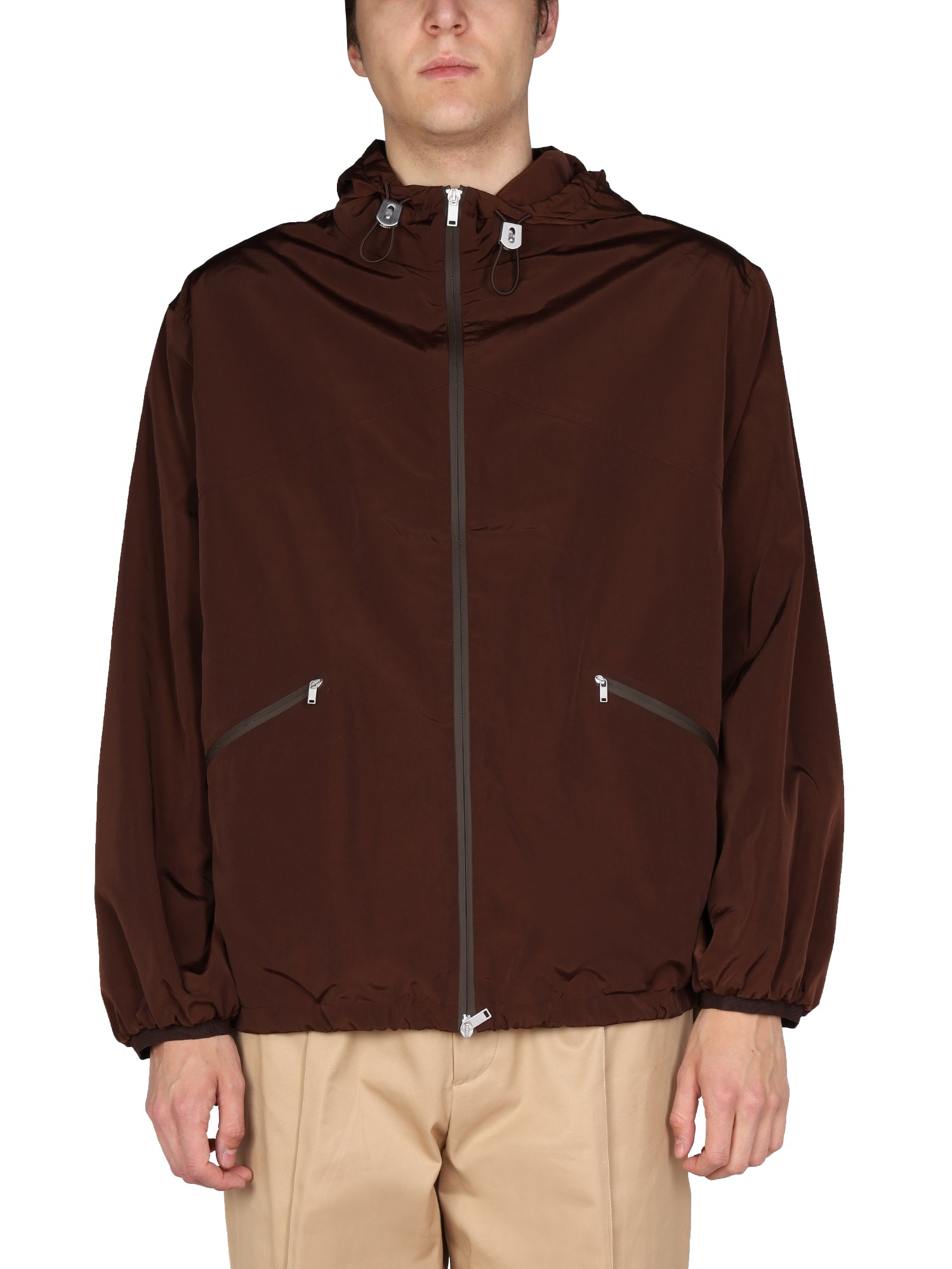 Jil Sander jil sander hooded windbreaker