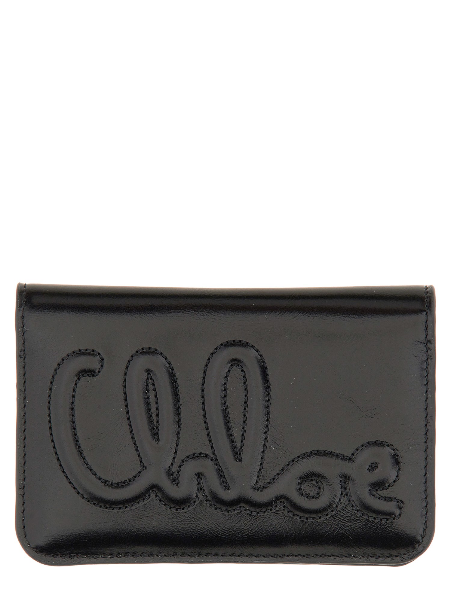  chloe' wallet with logo