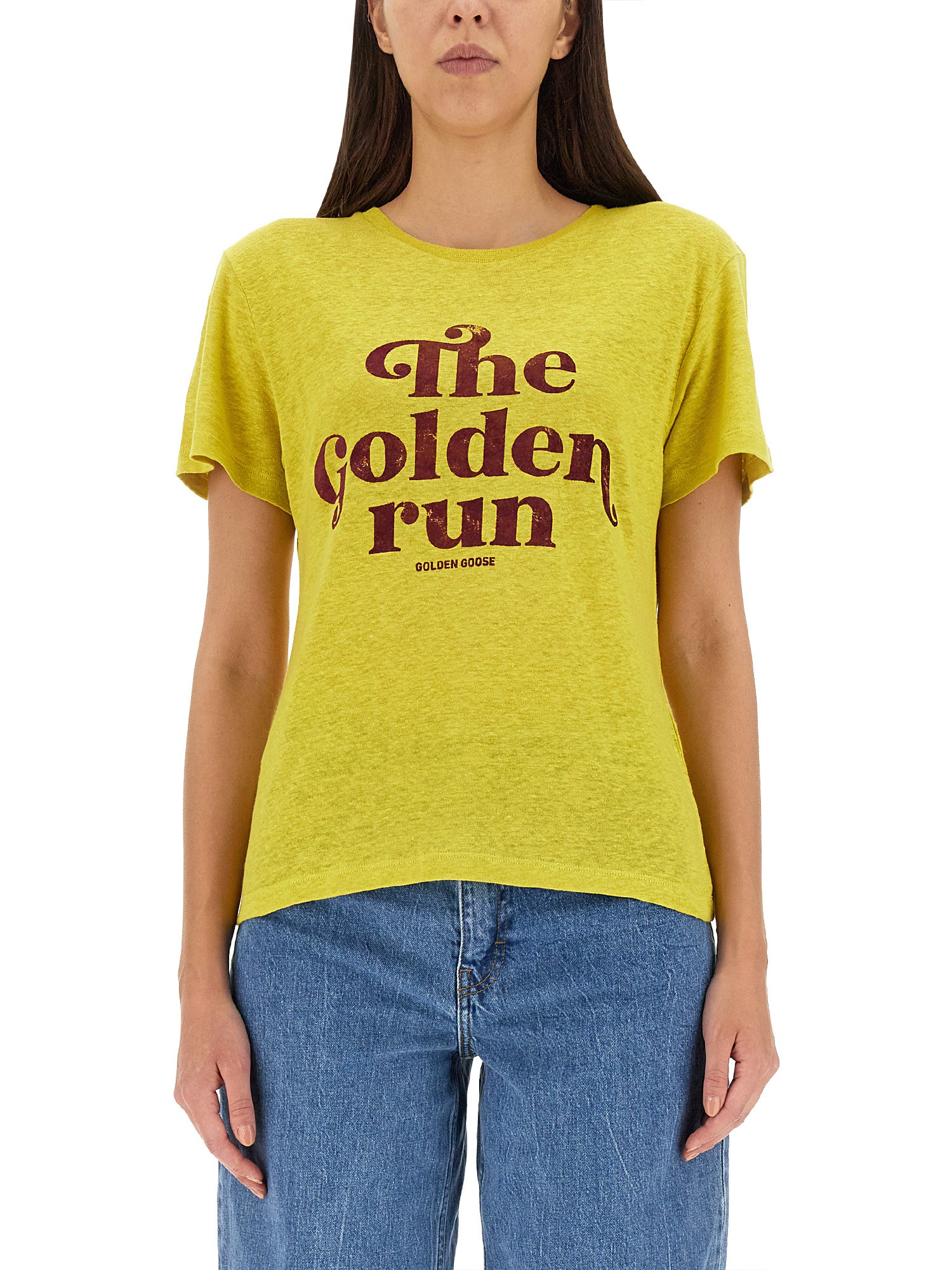 Golden Goose golden goose logo print t-shirt