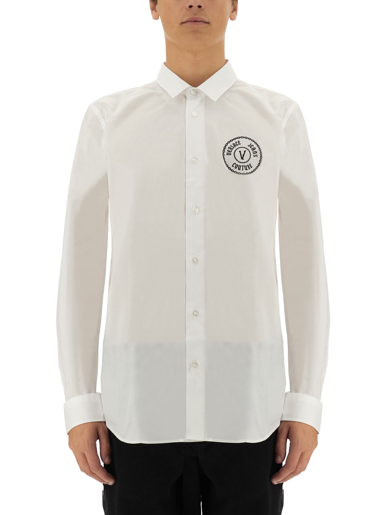 Versace Jeans Couture versace jeans couture "v-emblem" shirt