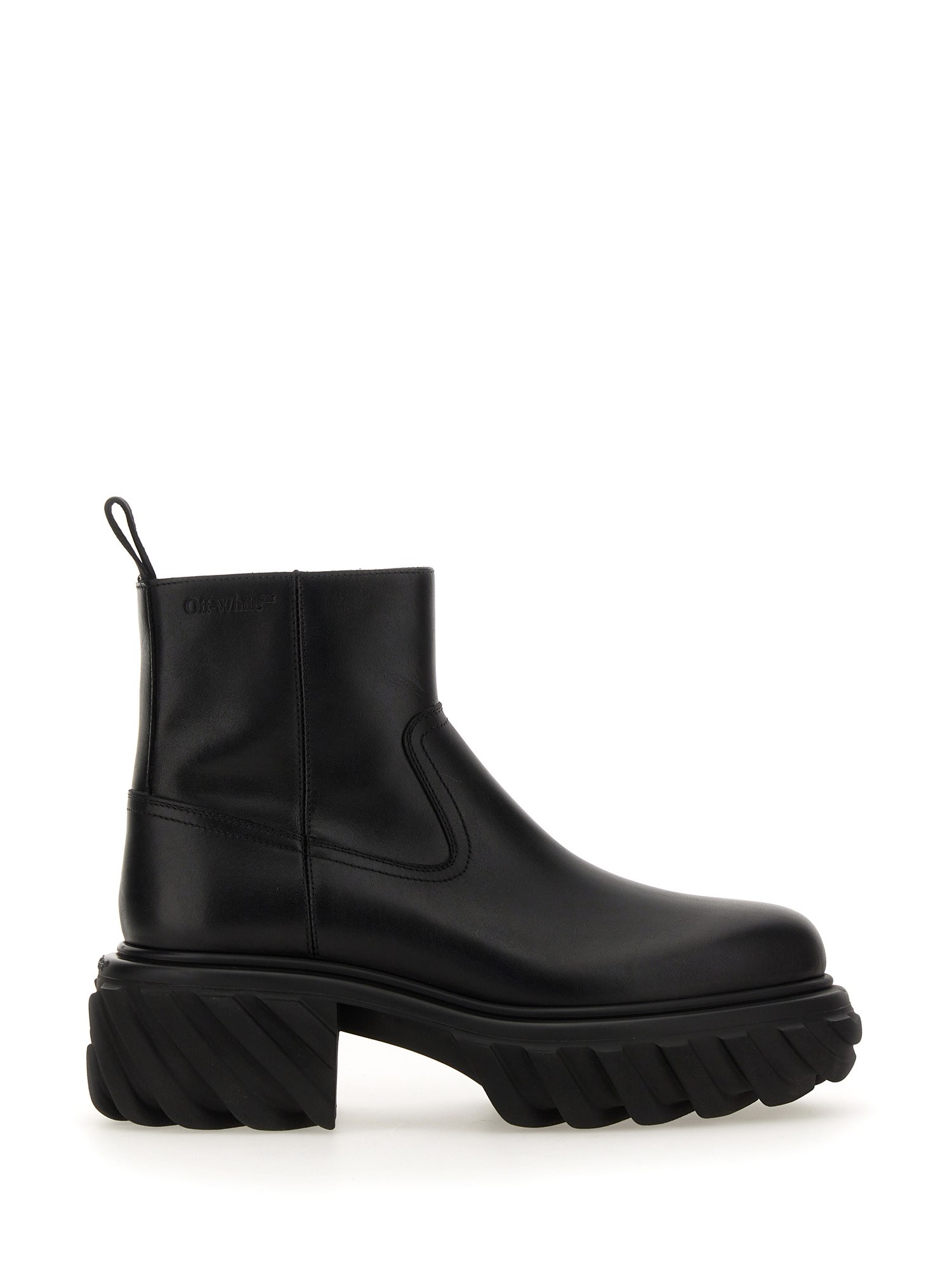 OFF-WHITE off-white leather boot