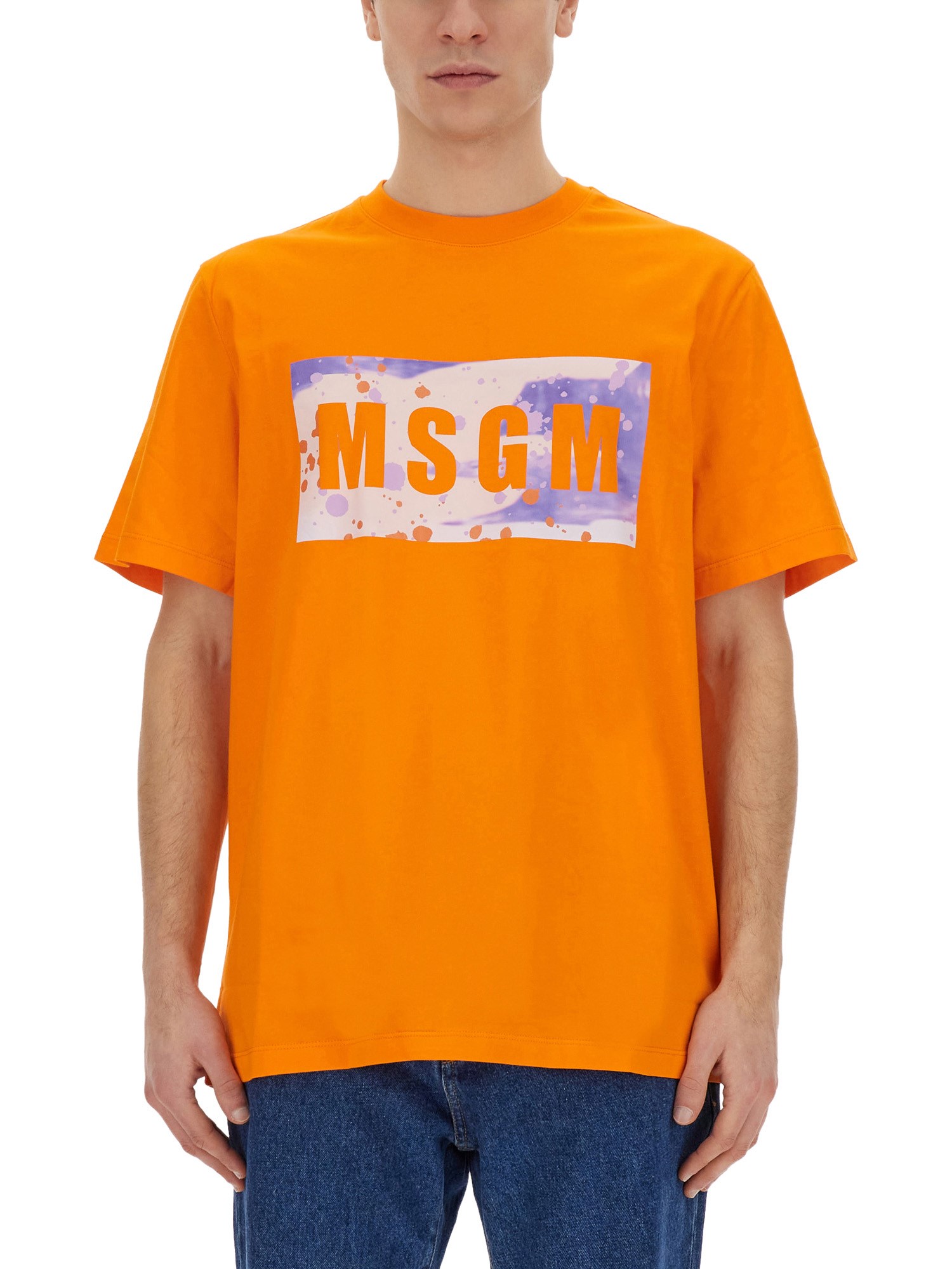 Msgm msgm t-shirt with logo