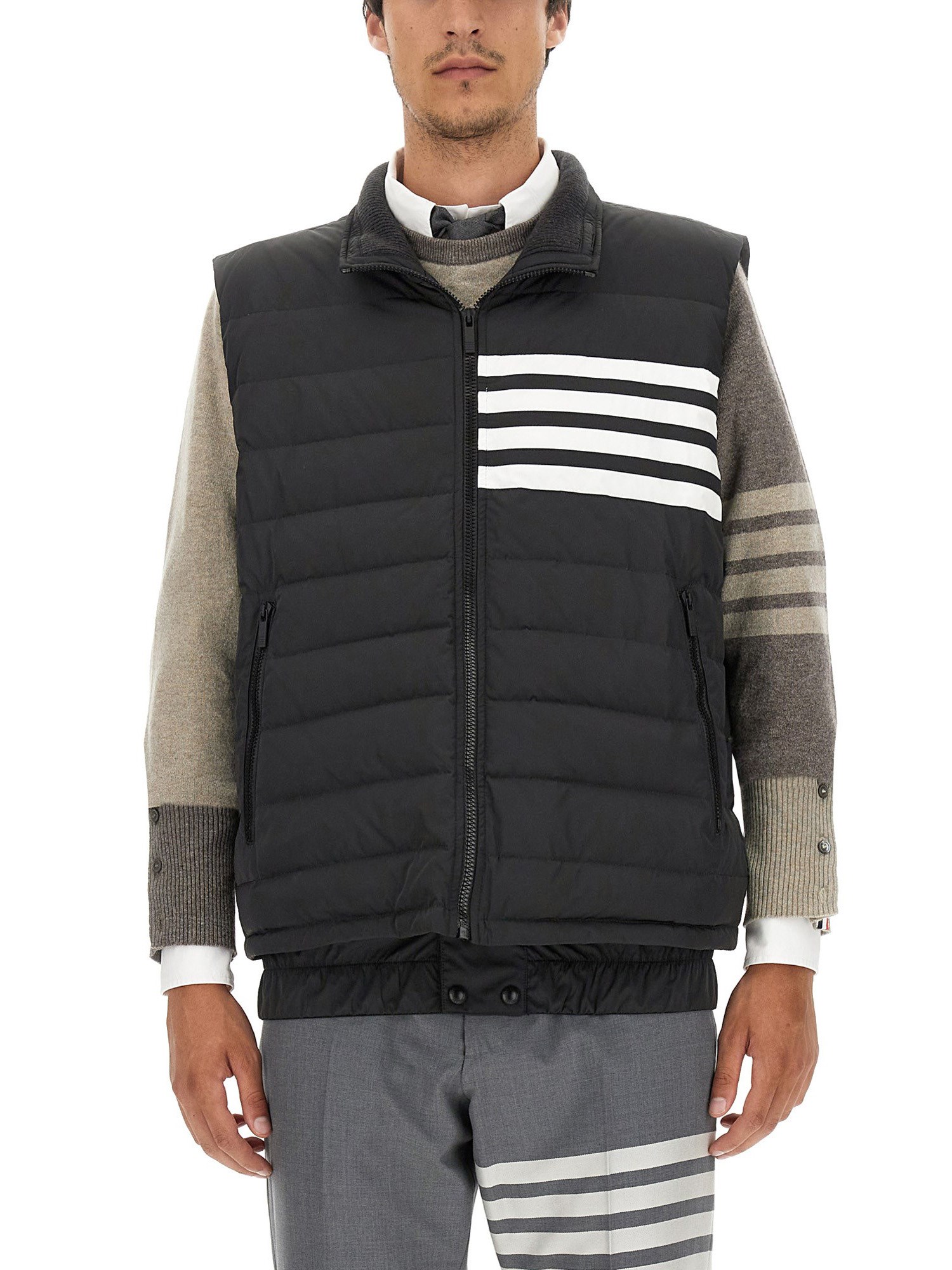 Thom Browne thom browne 4bar vest