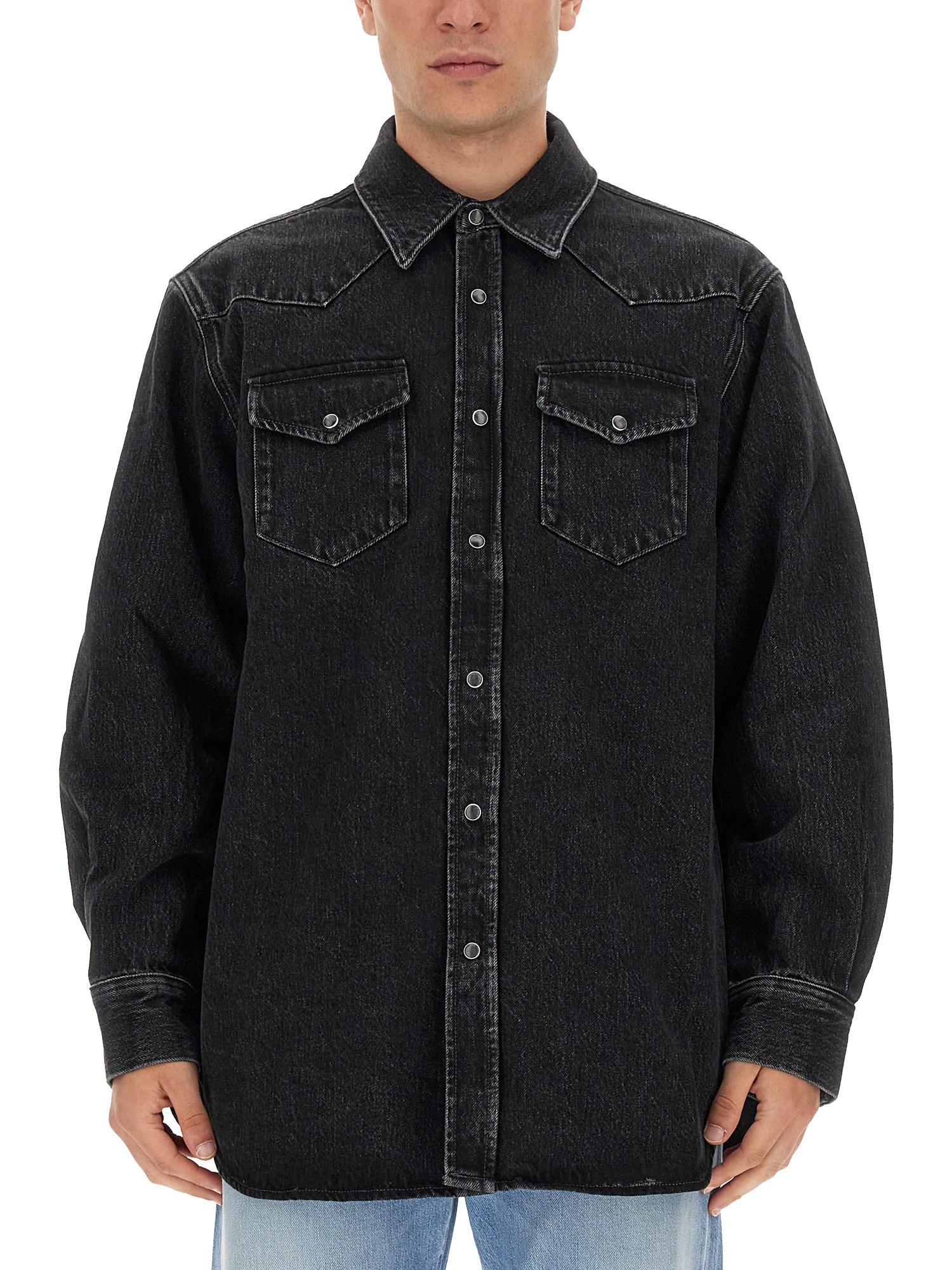 Acne Studios acne studios denim button down shirt