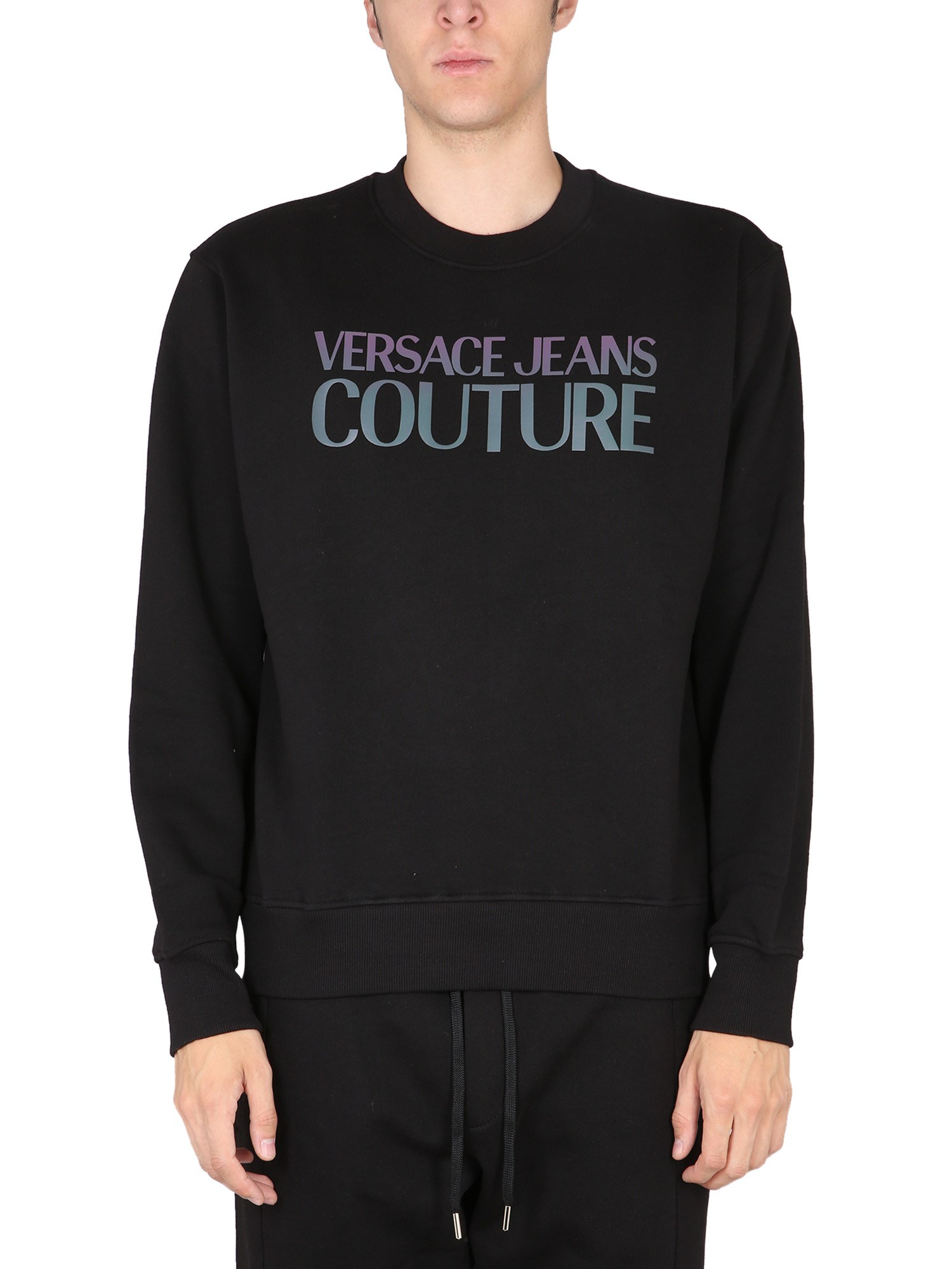 Versace Jeans Couture versace jeans couture crewneck sweatshirt with logo