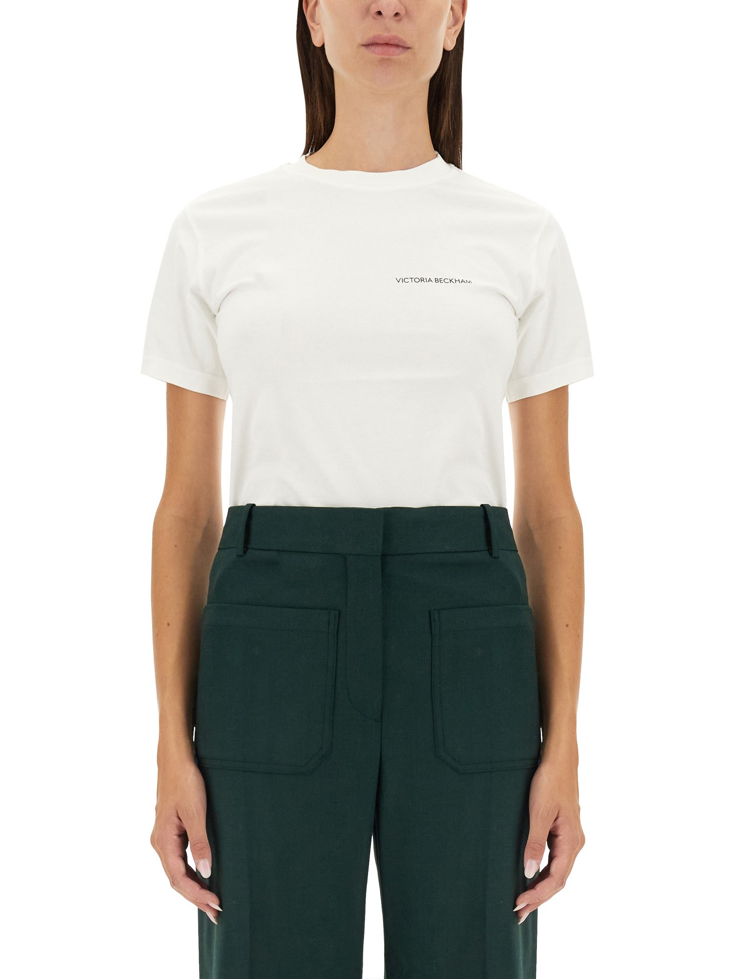 Victoria Beckham victoria beckham t-shirt with logo