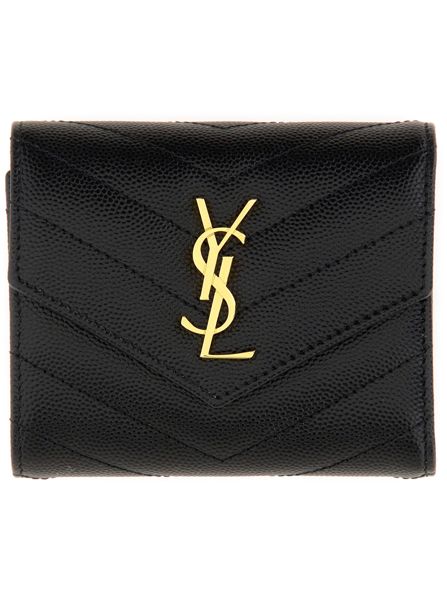 Saint Laurent saint laurent cassandre matelassé multi-fold wallet