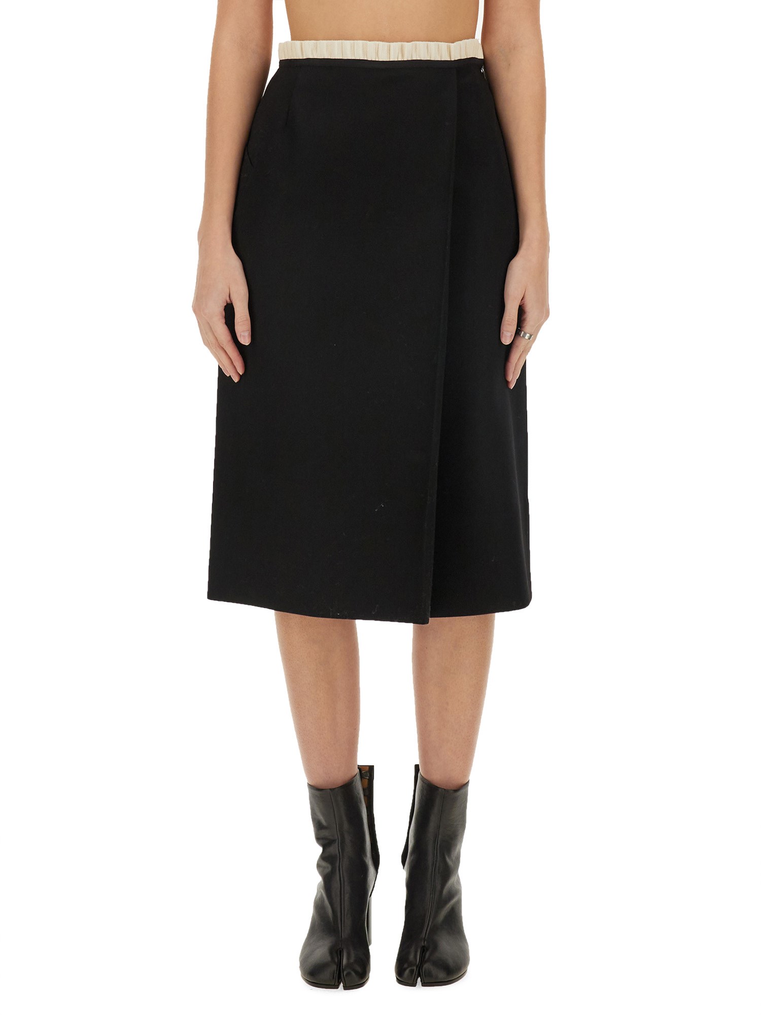 Maison Margiela maison margiela wool skirt