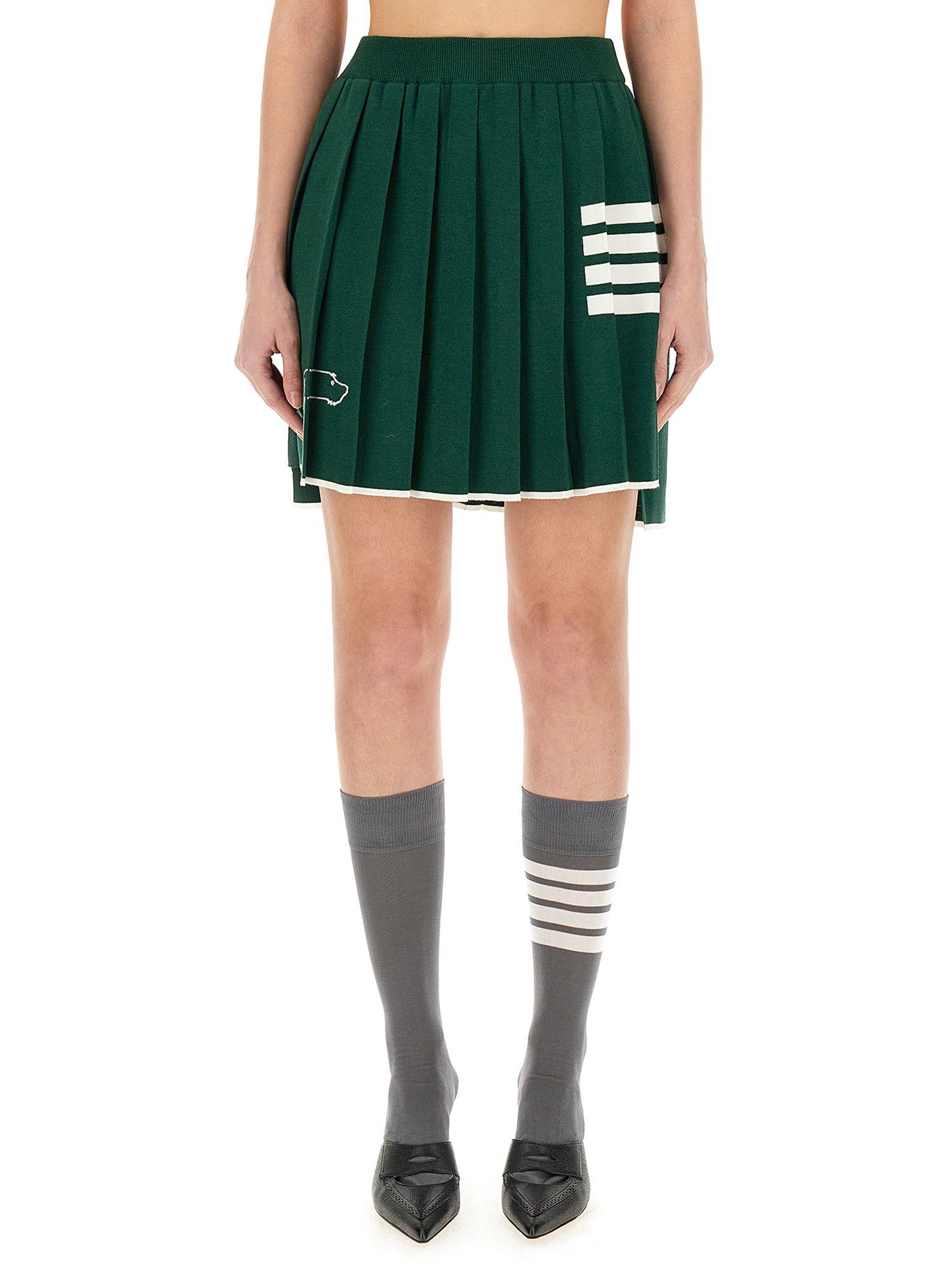 Thom Browne thom browne pleated mini skirt