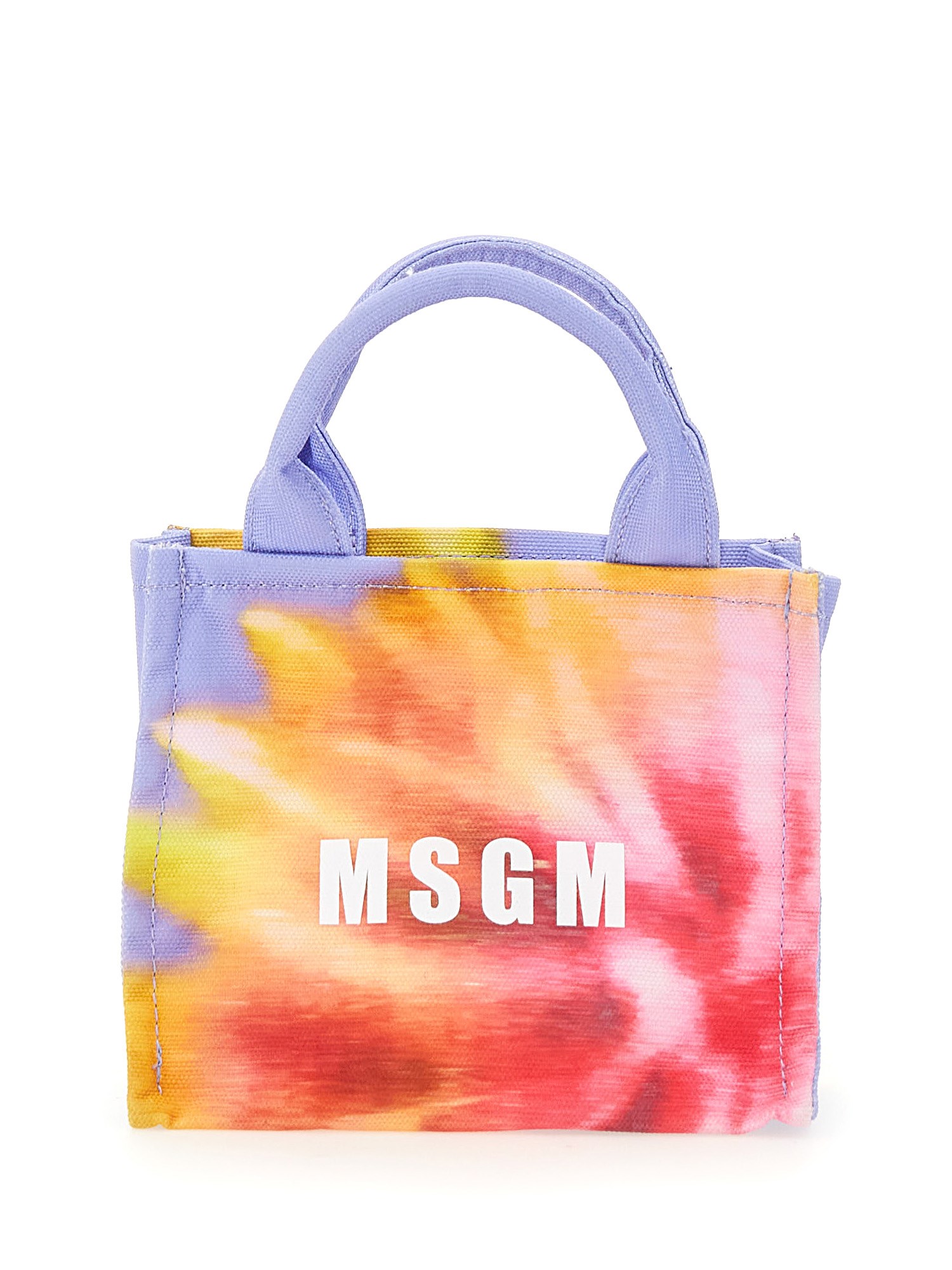 Msgm msgm mini canvas tote bag