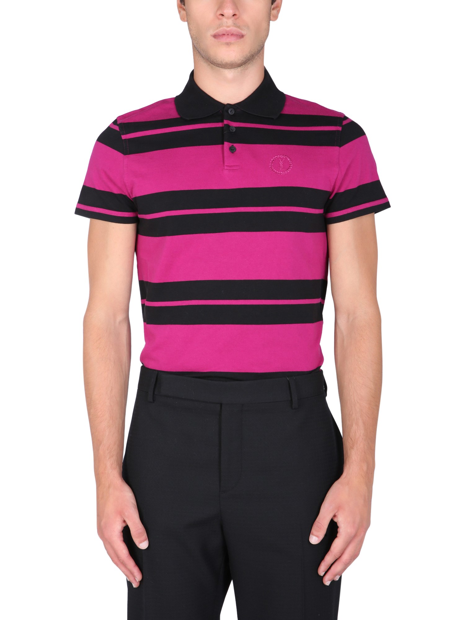 Saint Laurent saint laurent monogram polo