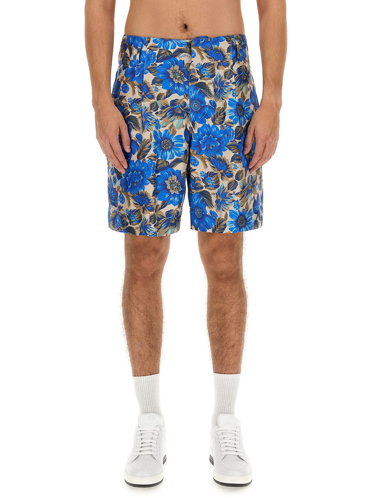 Moschino moschino short all over blue flower