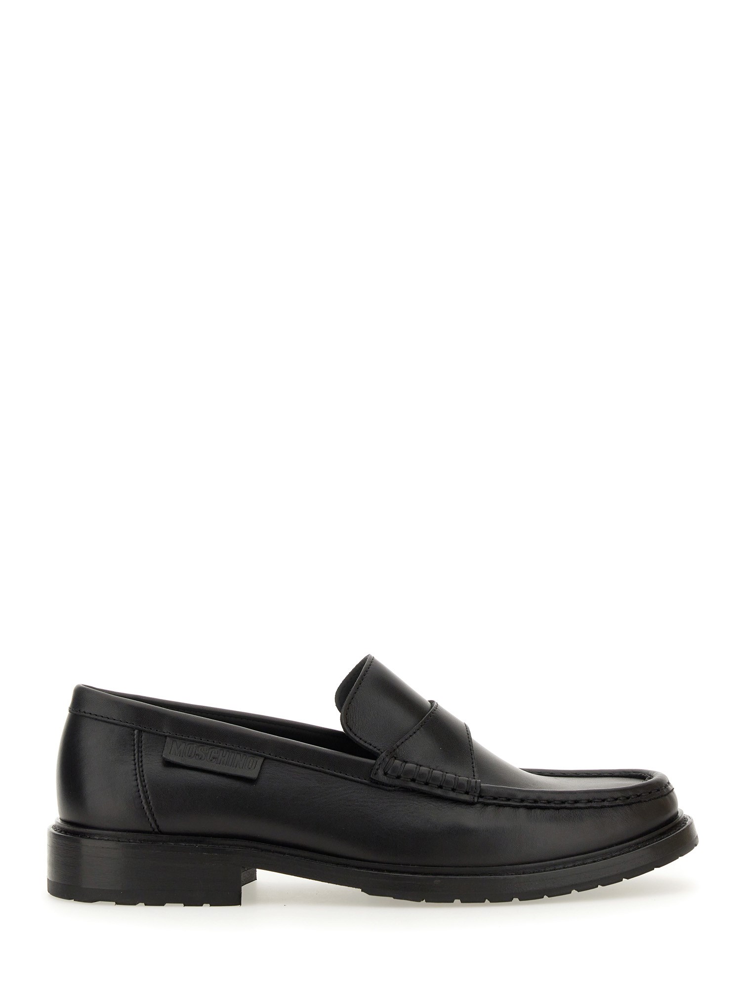 Moschino moschino leather loafer