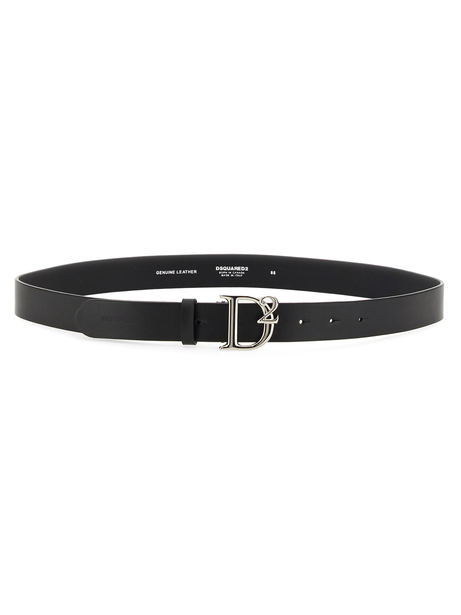 dsquared dsquared belt with logo