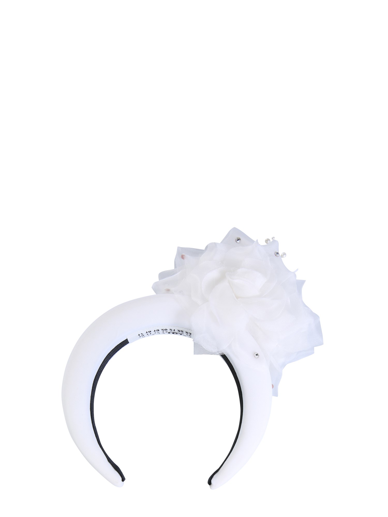 MM6 Maison Margiela mm6 maison margiela headband with rose and tulle decoration