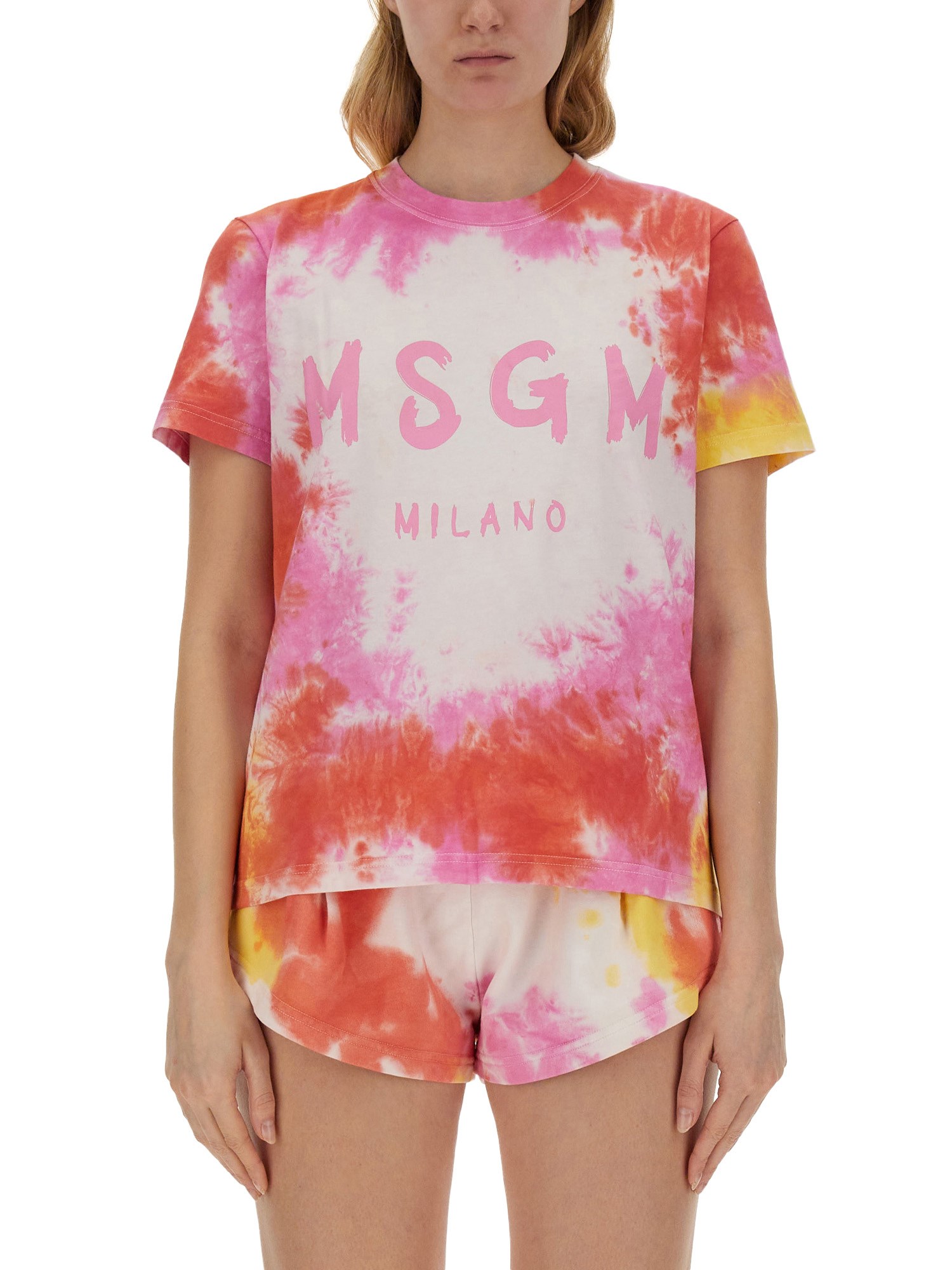 Msgm msgm tie-dye t-shirt