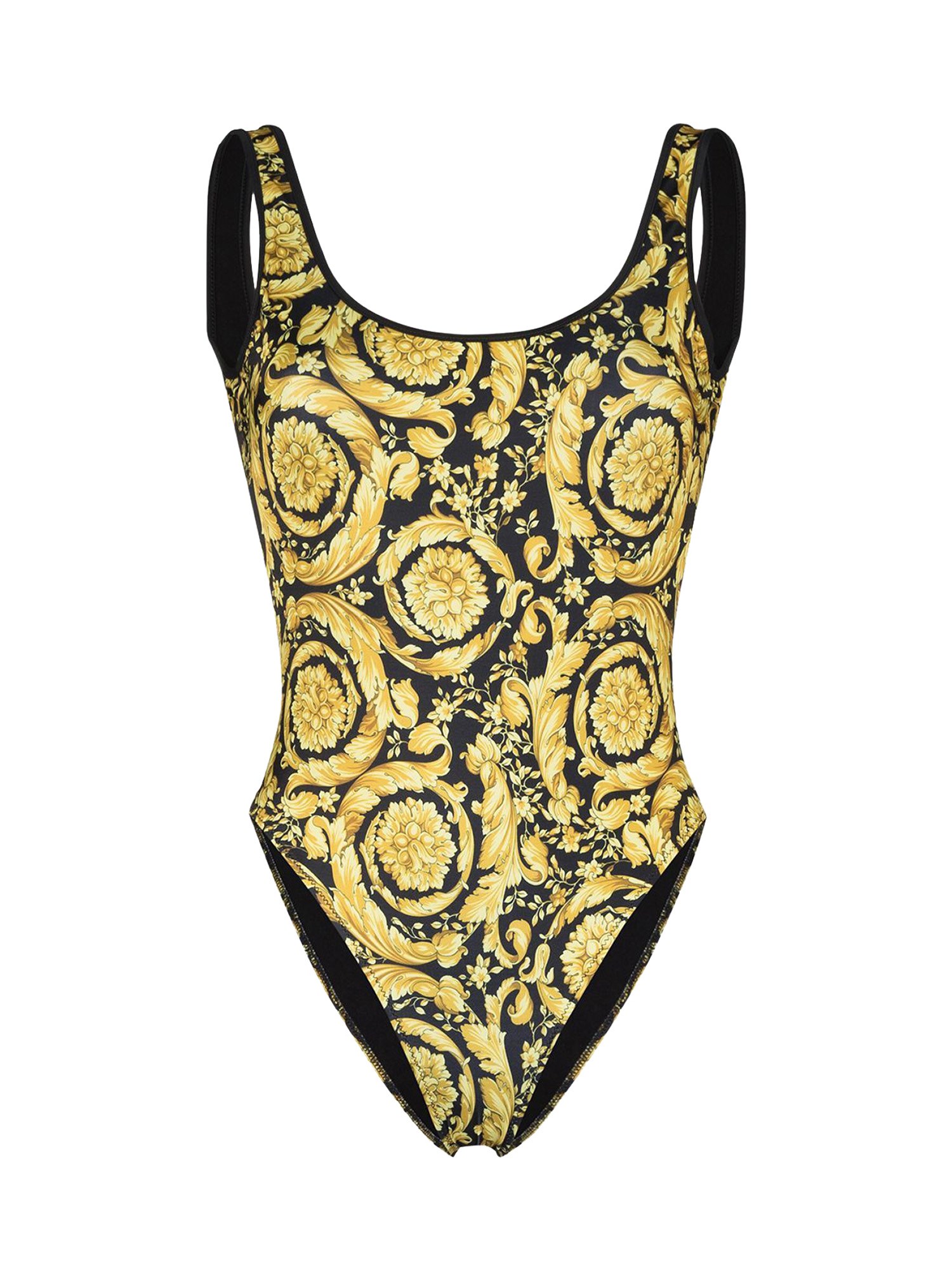 Versace versace one piece swimsuit with baroque print