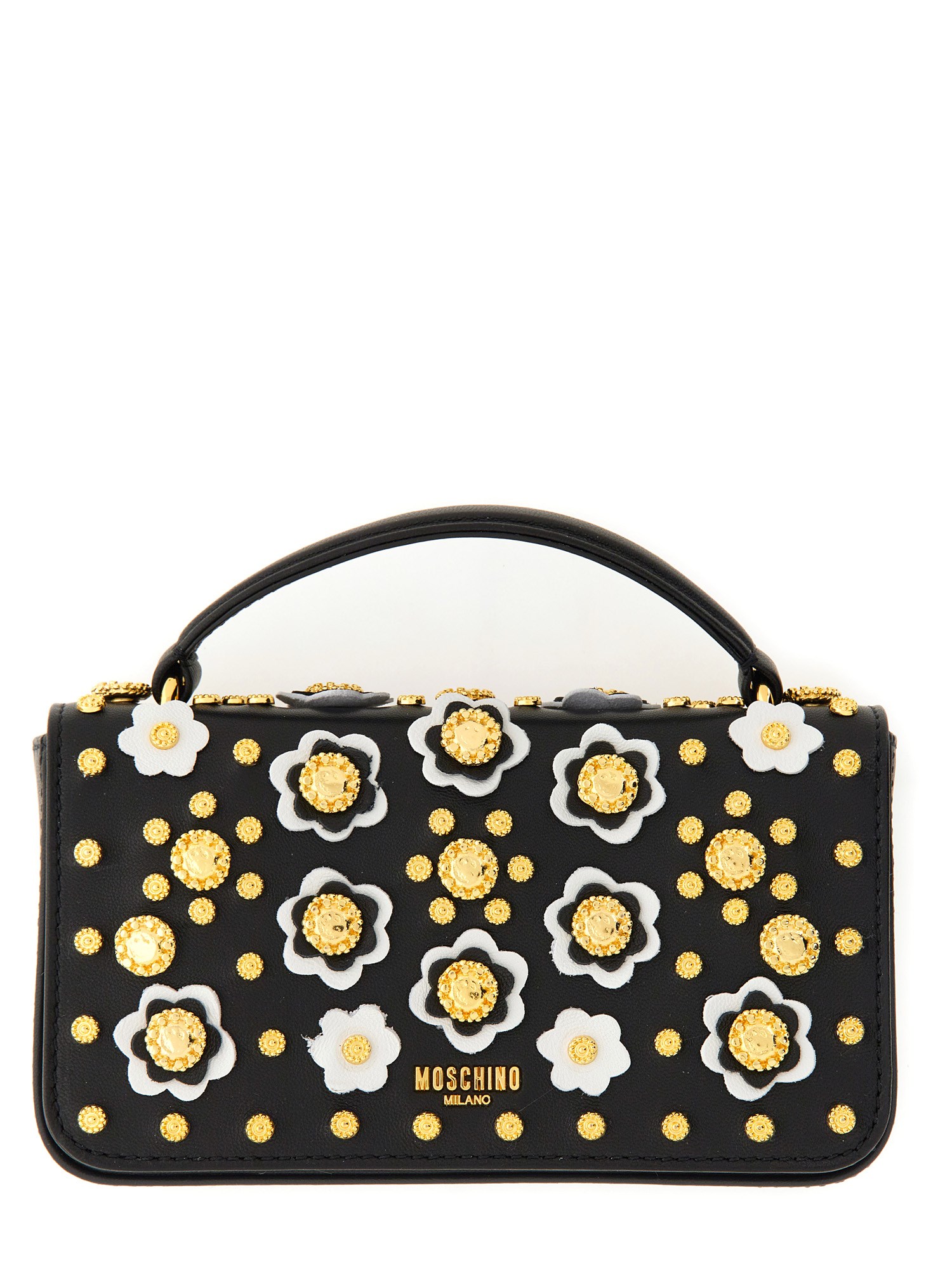 Moschino moschino leather shoulder bag