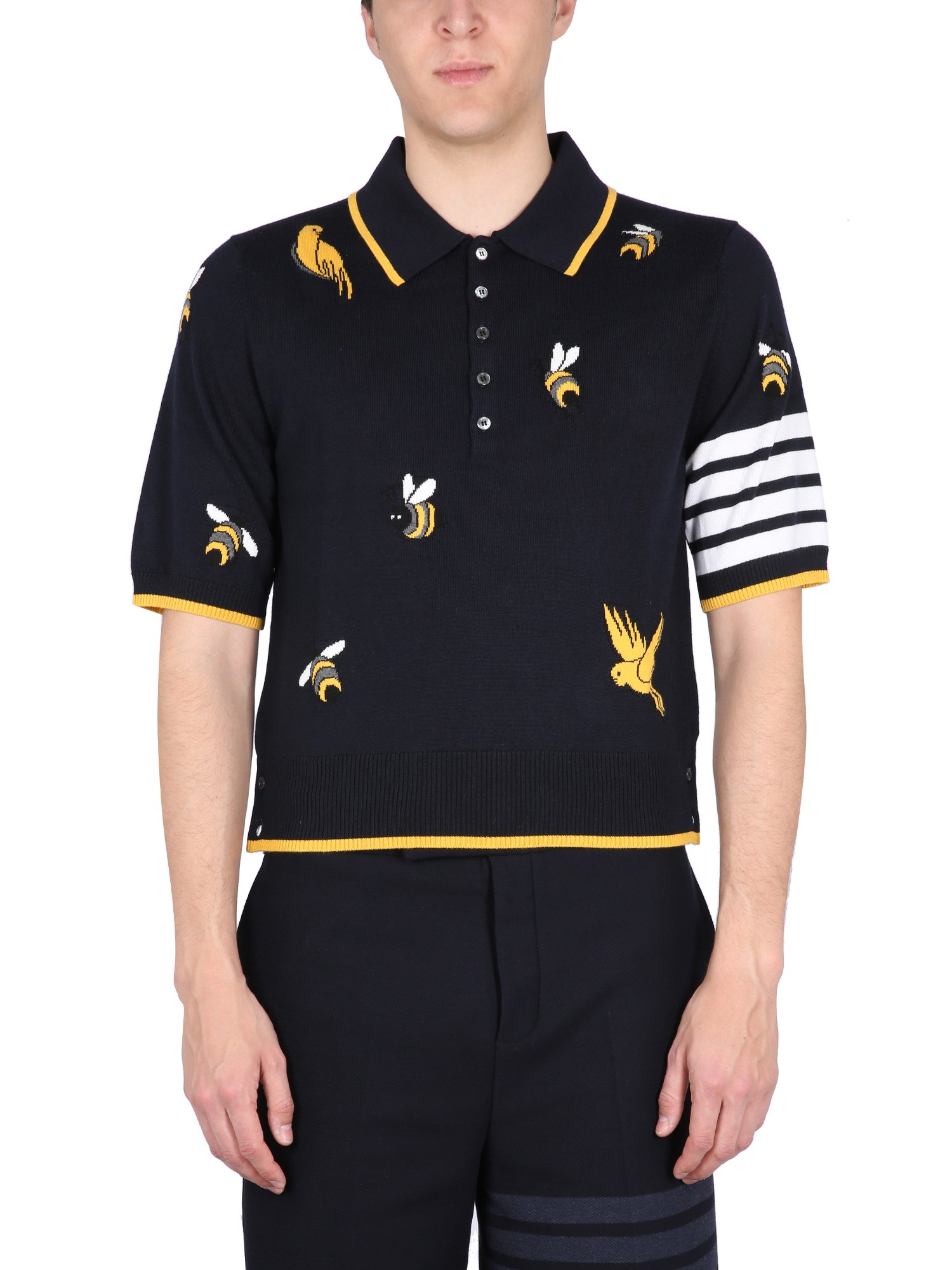 Thom Browne thom browne polo birds & bees