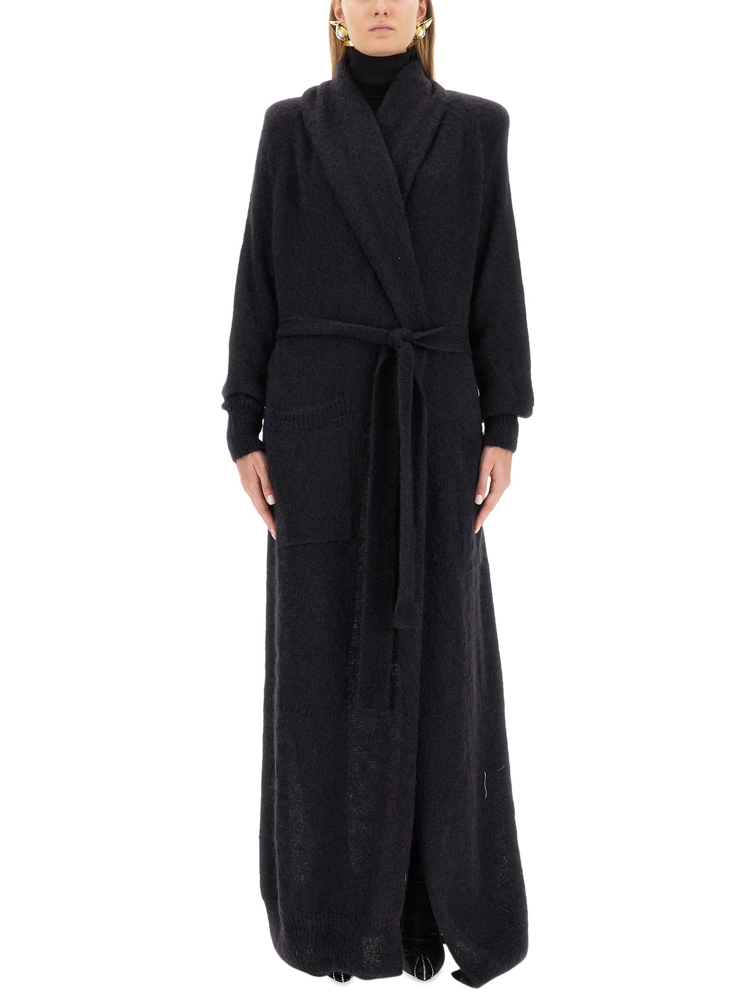 Saint Laurent saint laurent mohair maxi cardigan