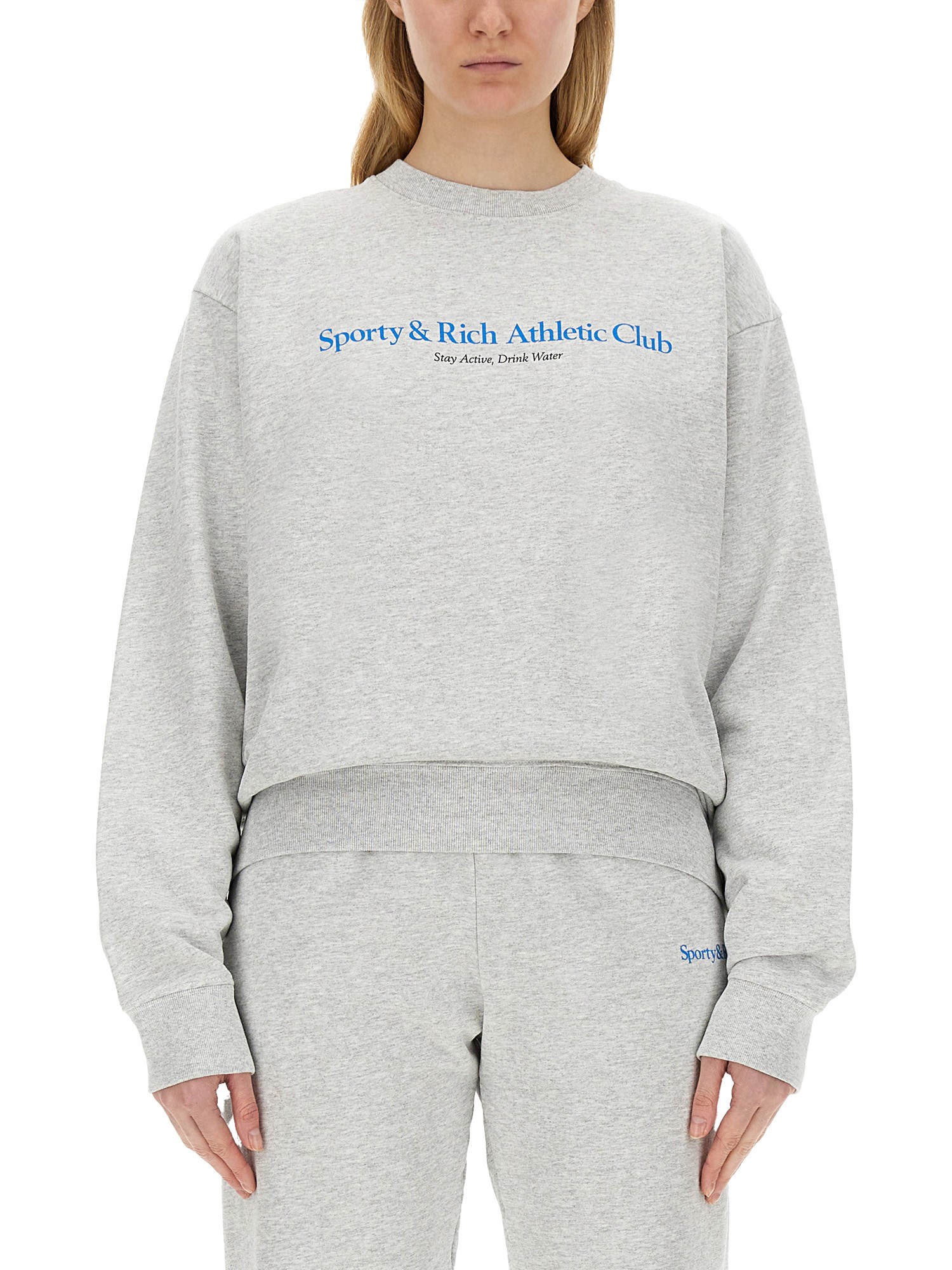 Sporty & Rich sporty & rich sweatshirt with logo