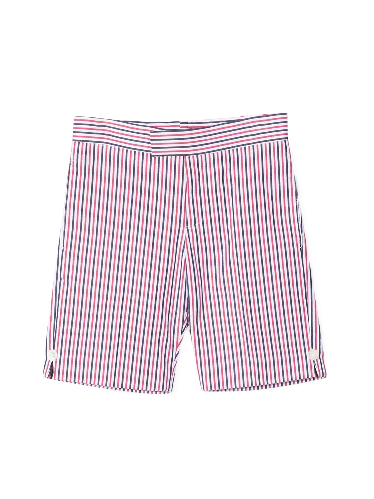 Thom Browne thom browne classic backstrap short in seersucker stripe